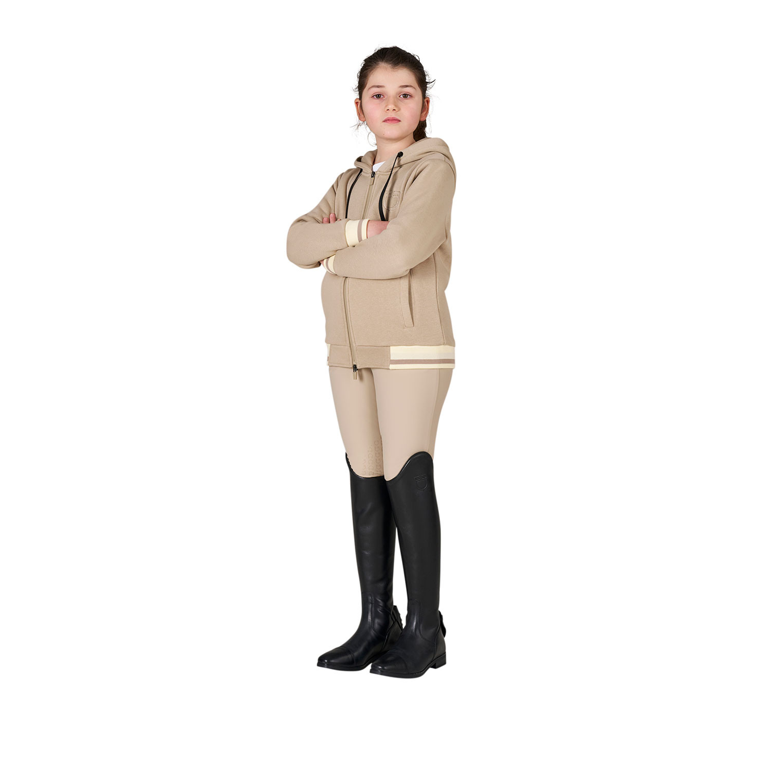 Unisex-Kinder-Hoodie mit Frontreißverschluss