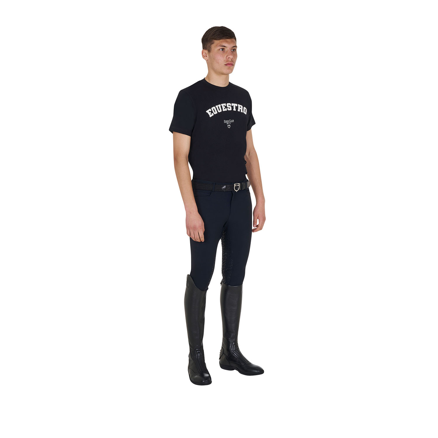Horse Club Baumwoll-T-Shirt für Herren