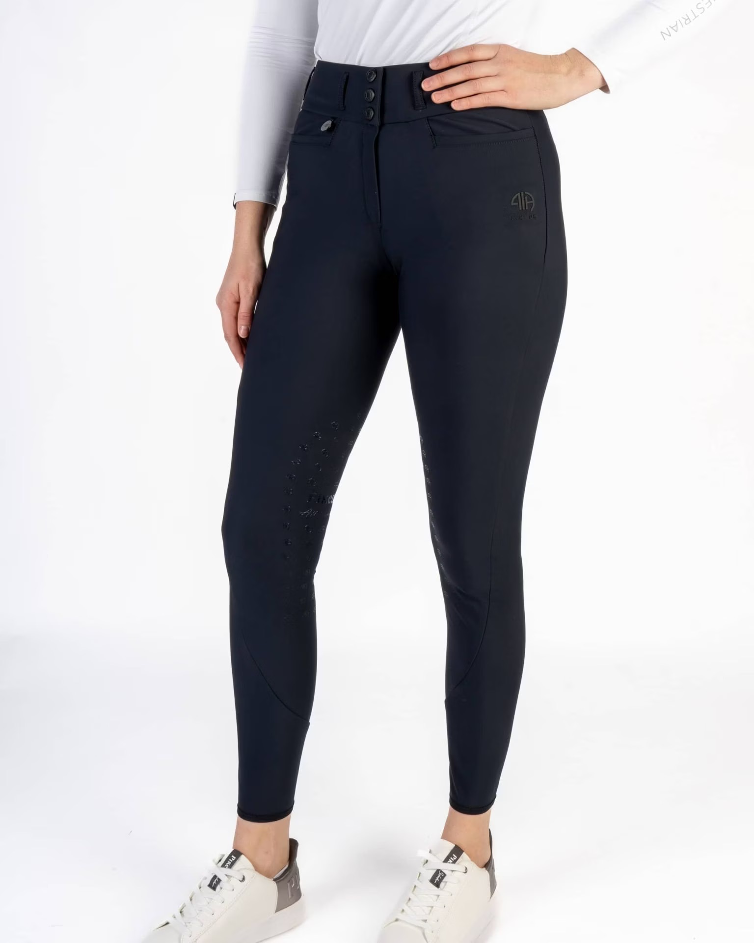 Ladies' riding breeches Linn Sd with knee grip