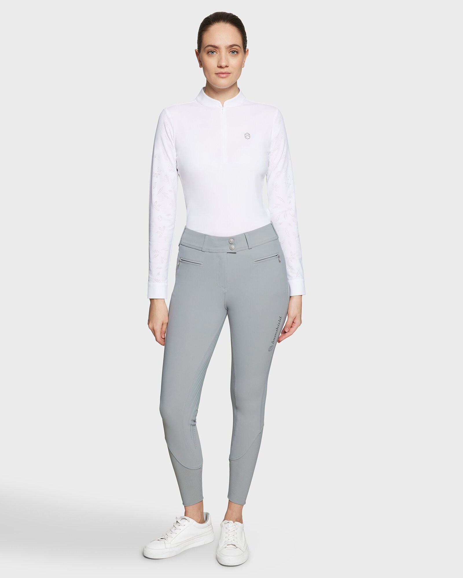 Ladies riding breeches Clara Metal Dots full grip