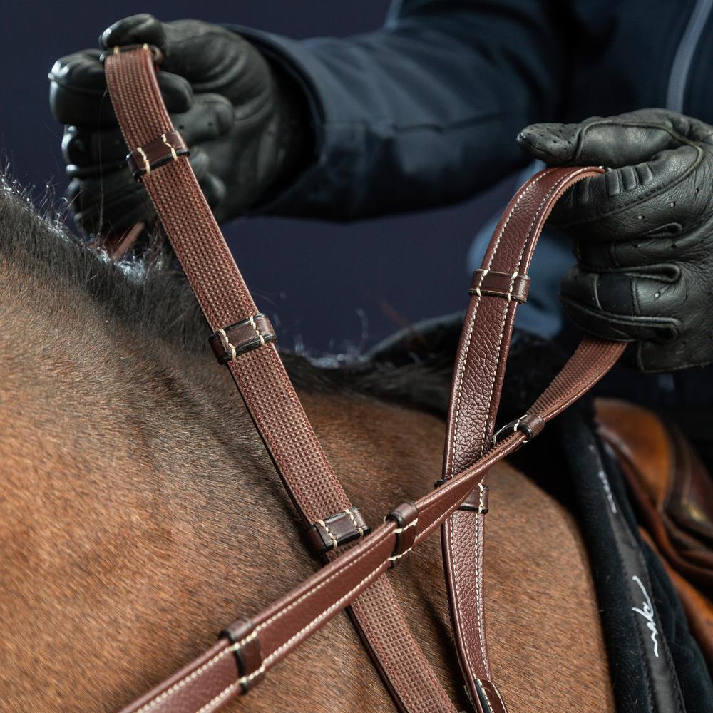 5/8" (16 mm) Jagdzügel mit 7 Lederstegen