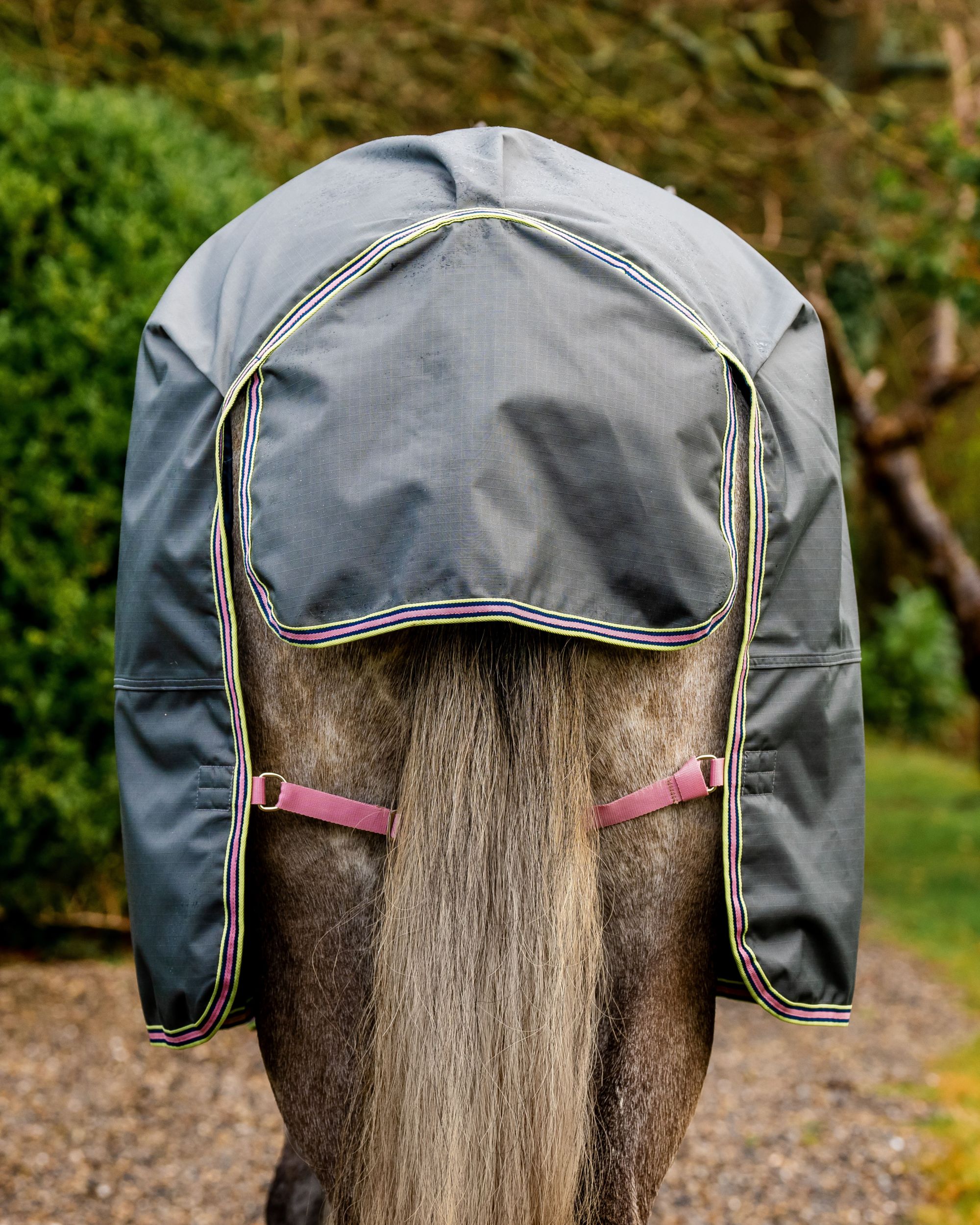 Outdoor rug Turnout Amigo Hero Ripstop Lite 0g in shadow/rose/navy