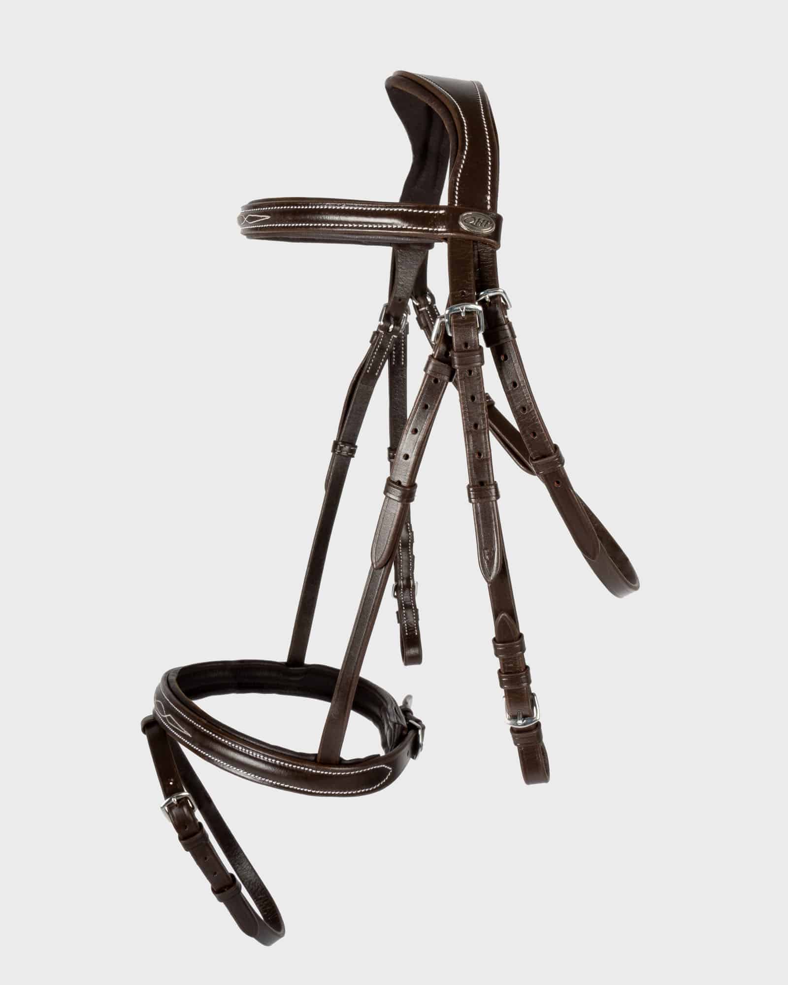 Snaffle with luxury stitching Snaffle with luxury stitching