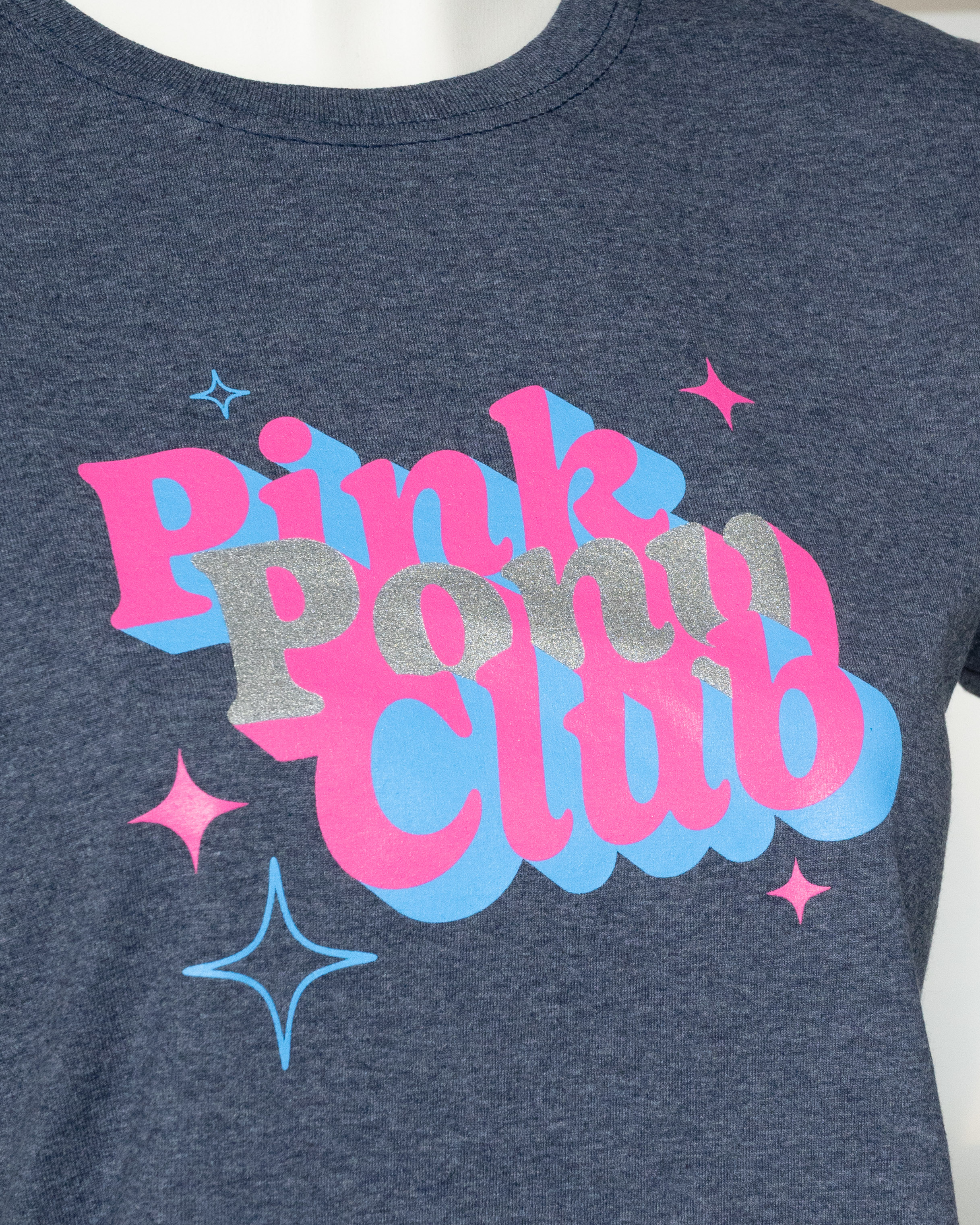 T-Shirt Kinder pink pony