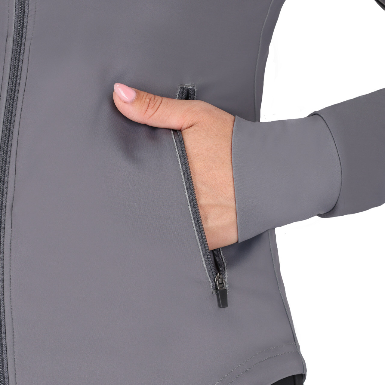 Sweatjacke Oakleigh in grau