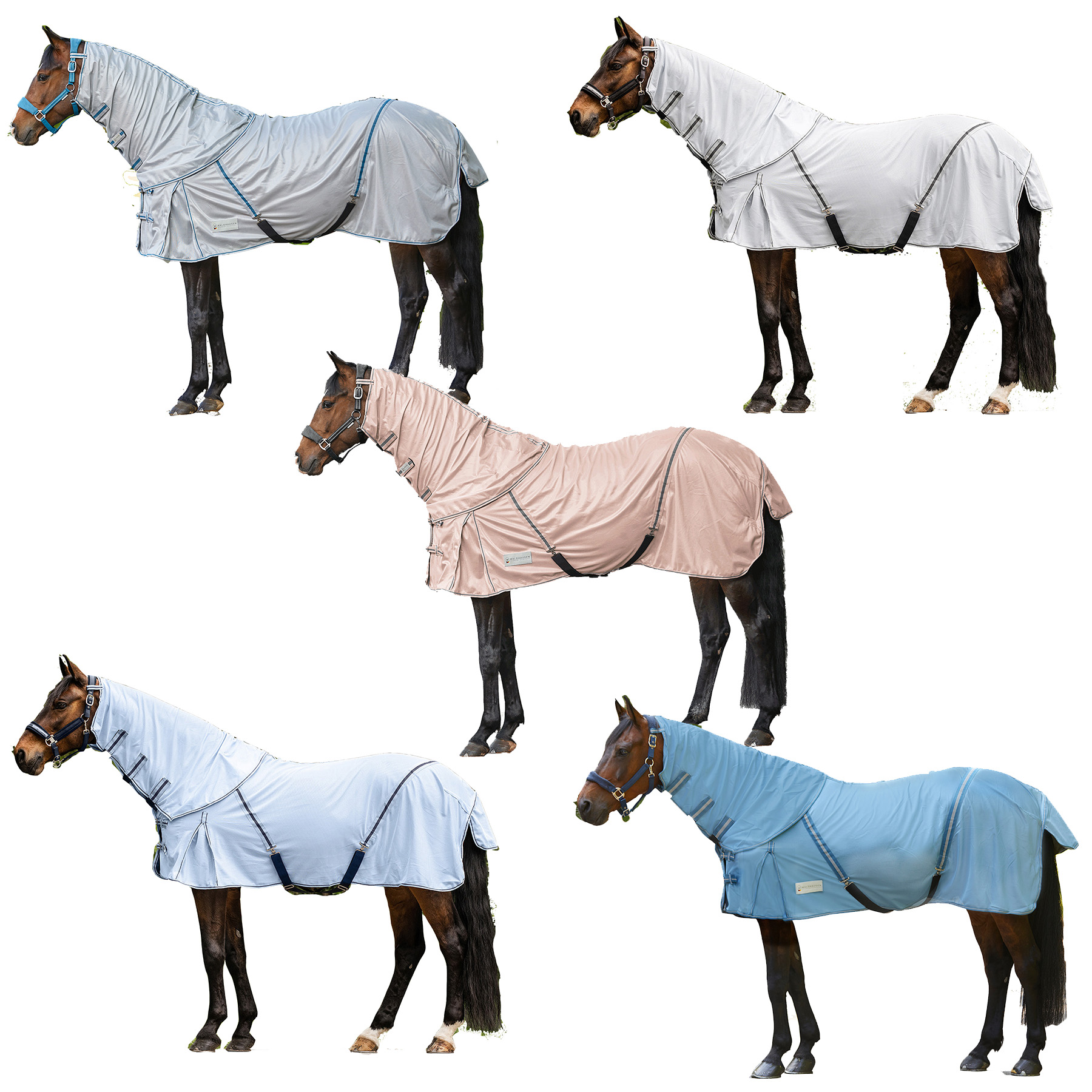 Fliegendecke mit abn. Halsteil