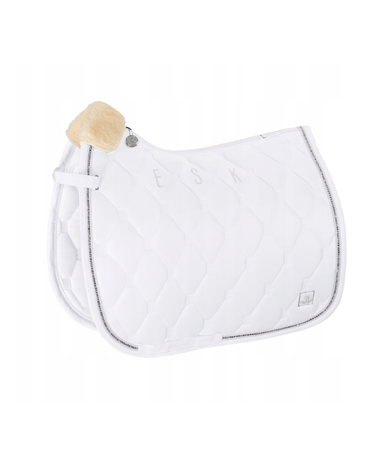 Schabracke Glossy Crystal Platinum Pure in white