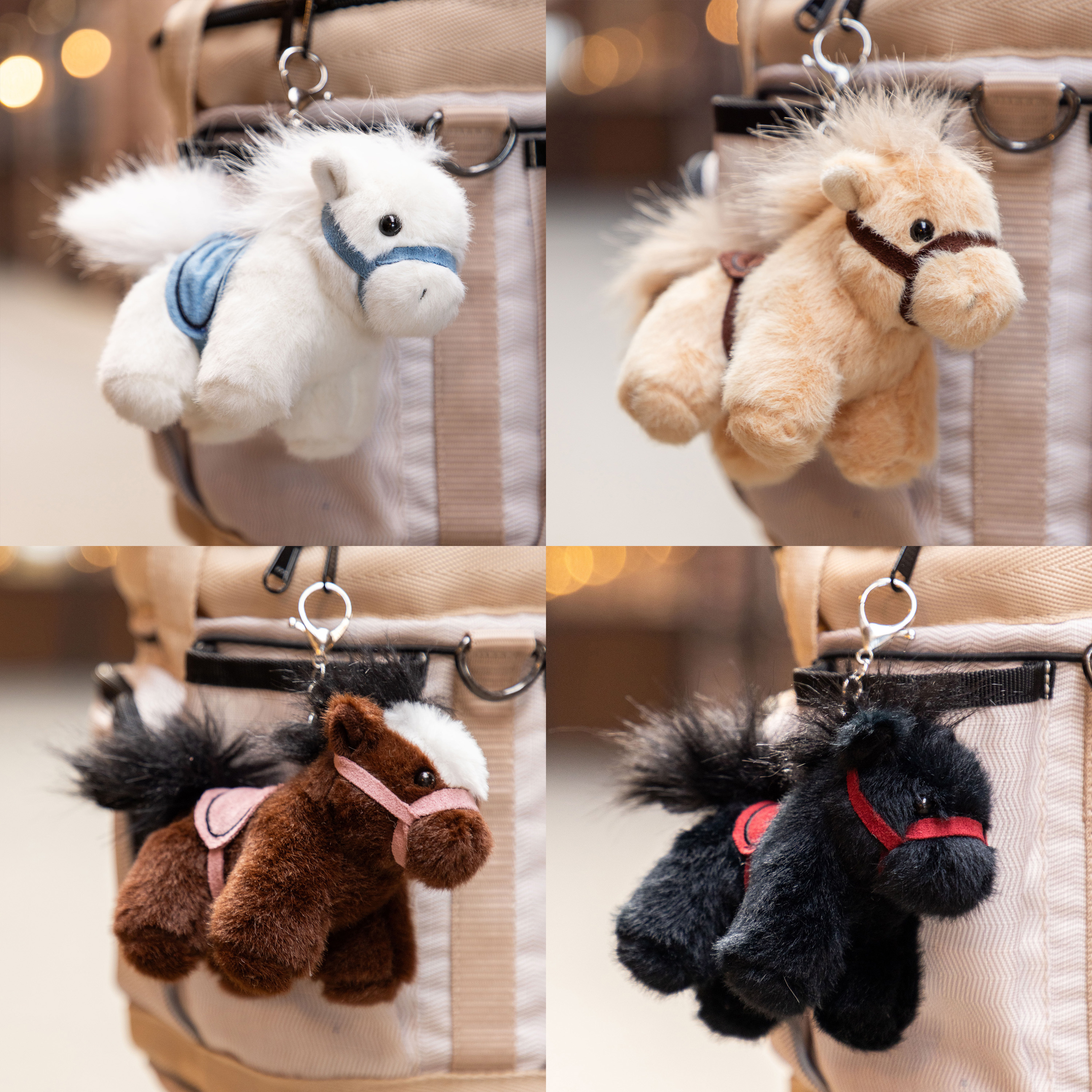 Schlüsselanhänger Fluffy, Satz von 8 Stk