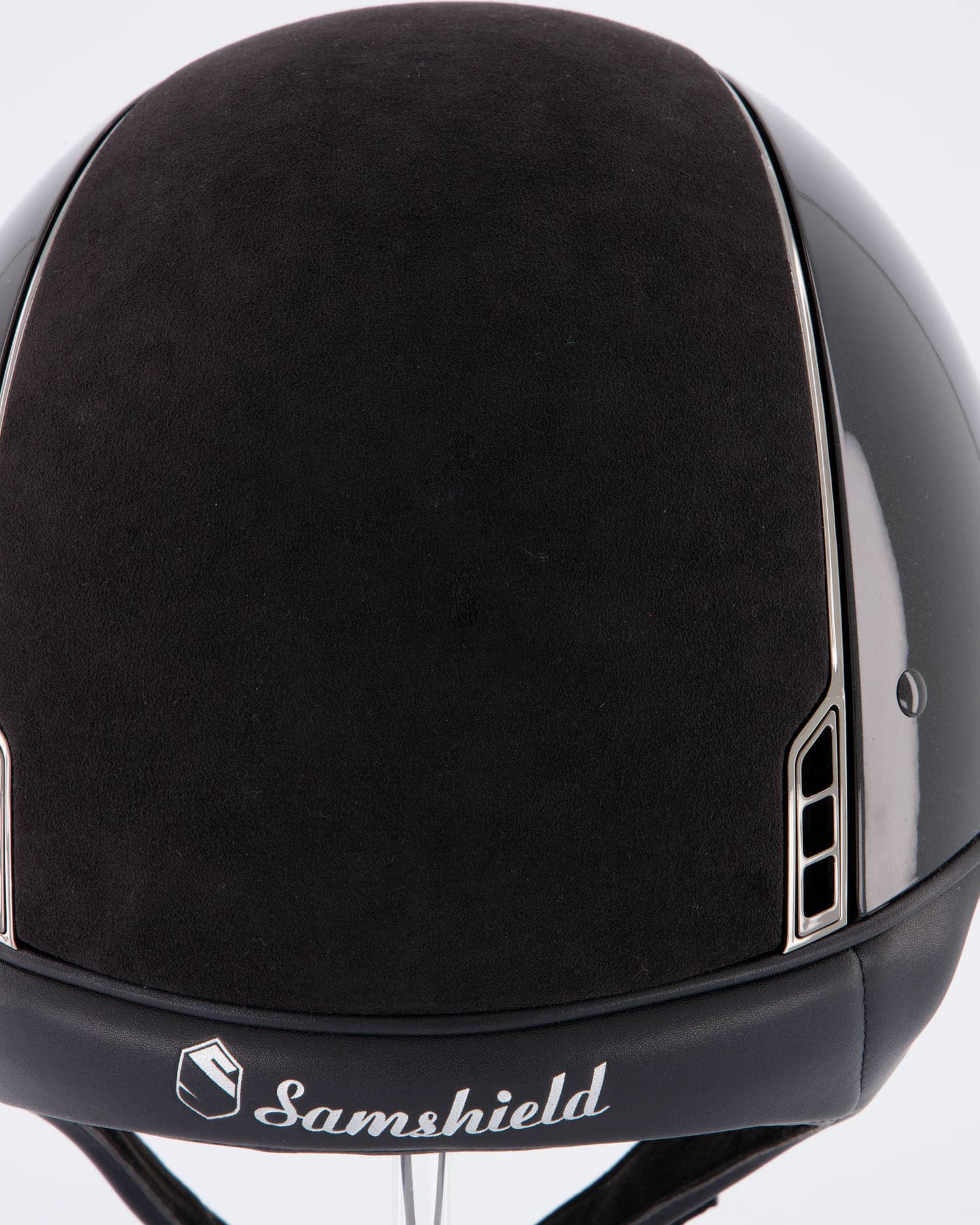 Reithelm Miss Shield Shadowglossy, Top Alcantara Black, Frontal Band Alcantara Black, Trim Chrome Black, Blason Crystal Fabric Black in Schwarz