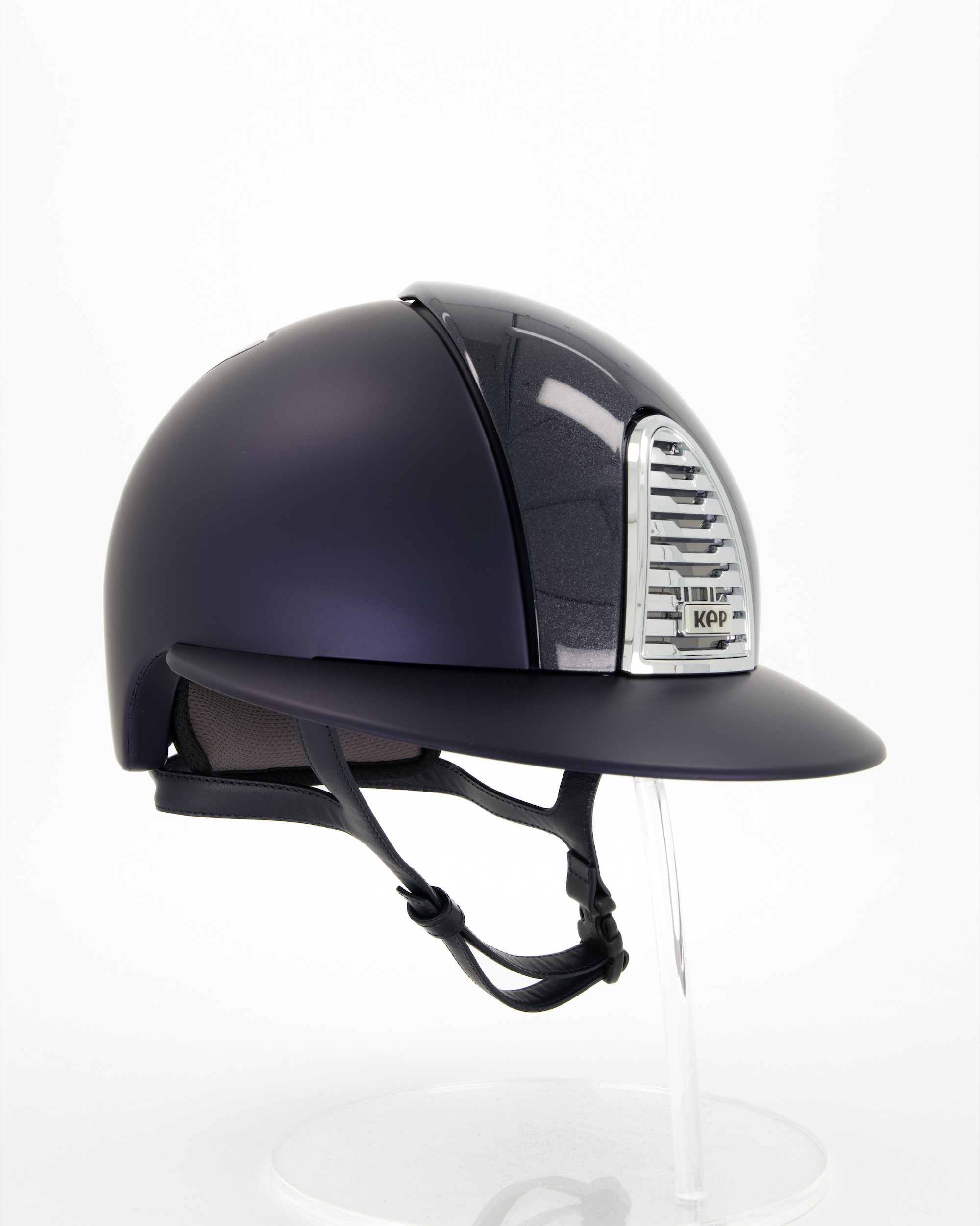 Reithelm Cromo 2.0 Textile/Diamond Polo in blau