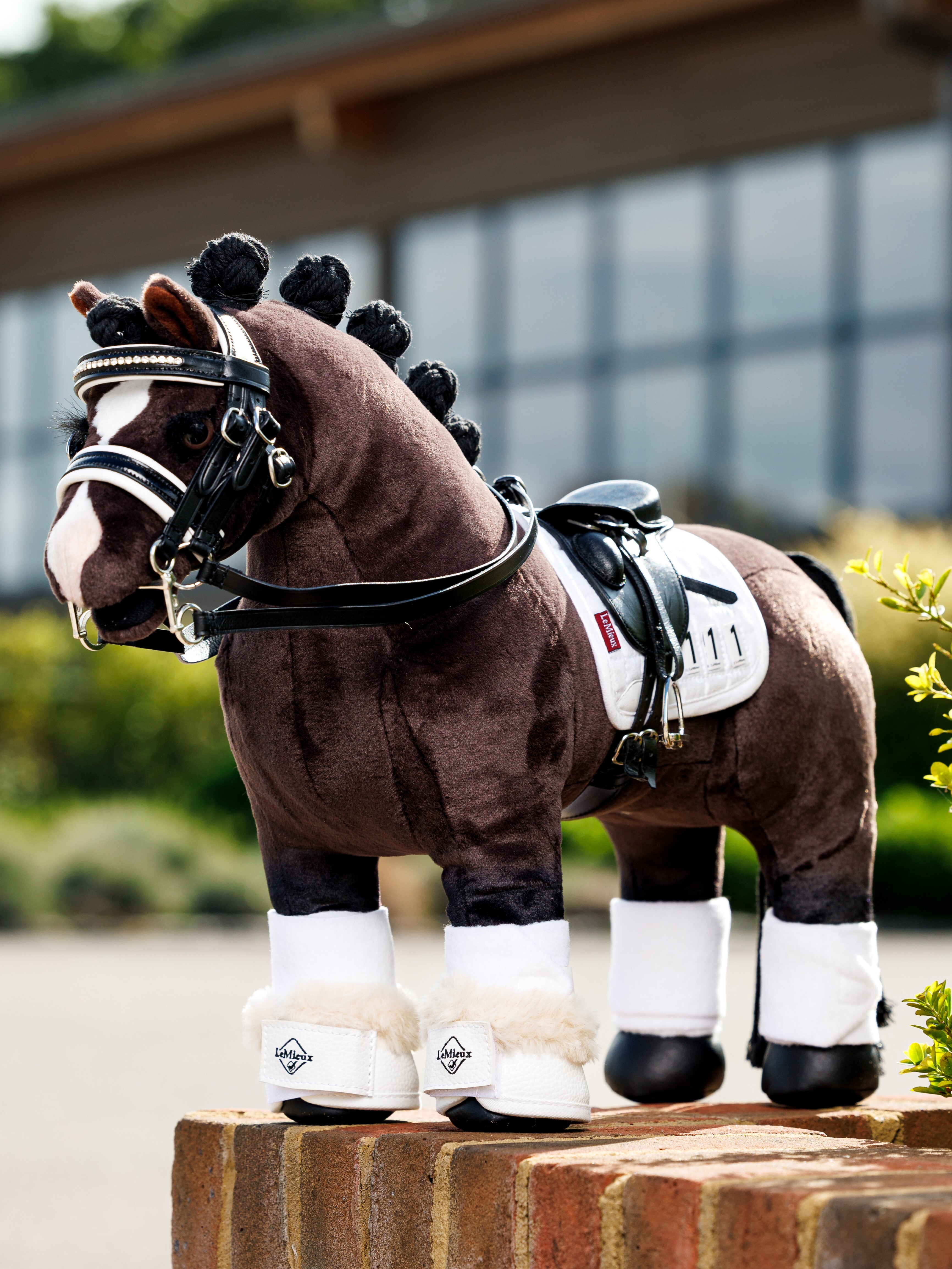Toy Pony tapis de selle dressage blanc