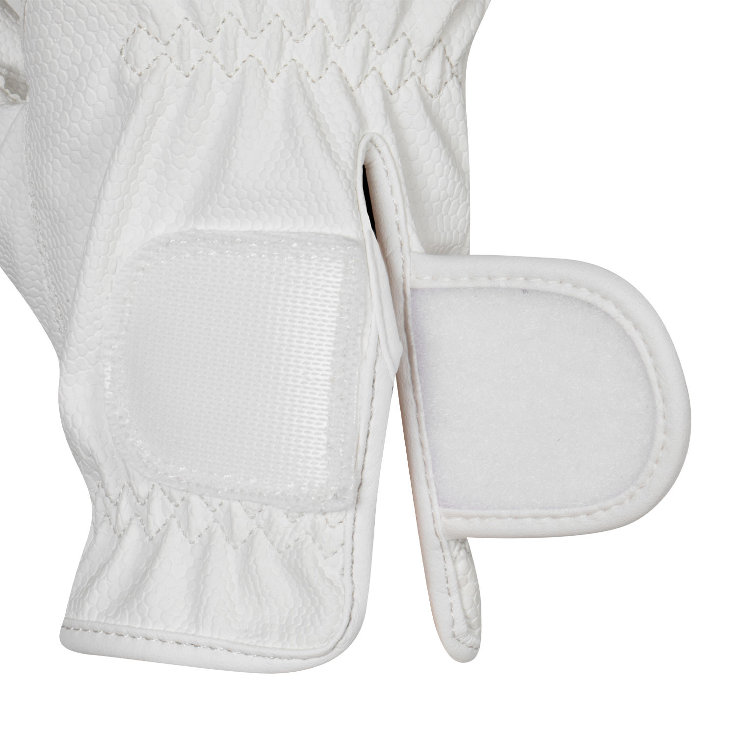 Handschuhe aus weichem technischem Material mit Glitzer-Logo