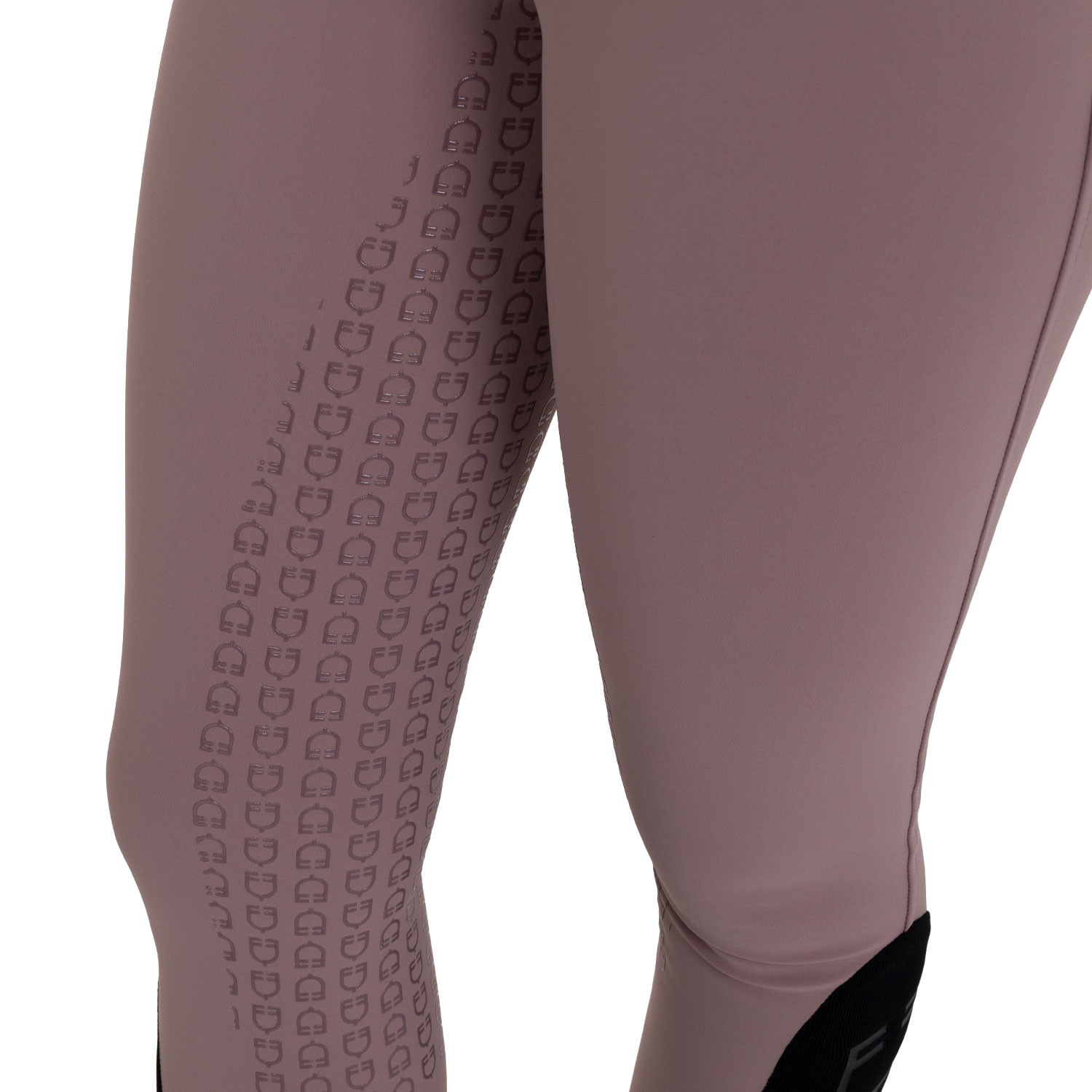 Pantalon d'équitation femme taille haute à fond intégral en tissu bi-stretch