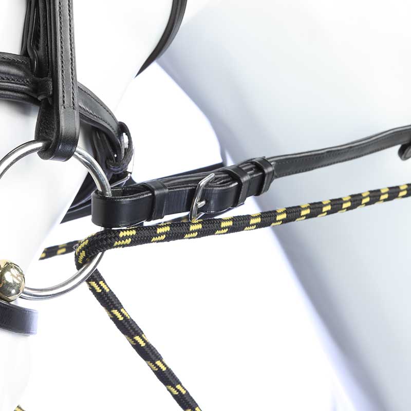 Leather draw reins - 16mm