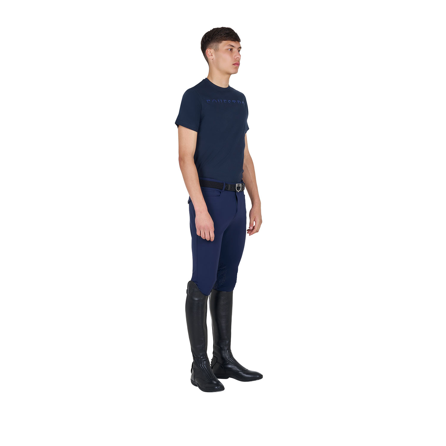 Basic T-Shirt für Herren mit Brustschriftzug
