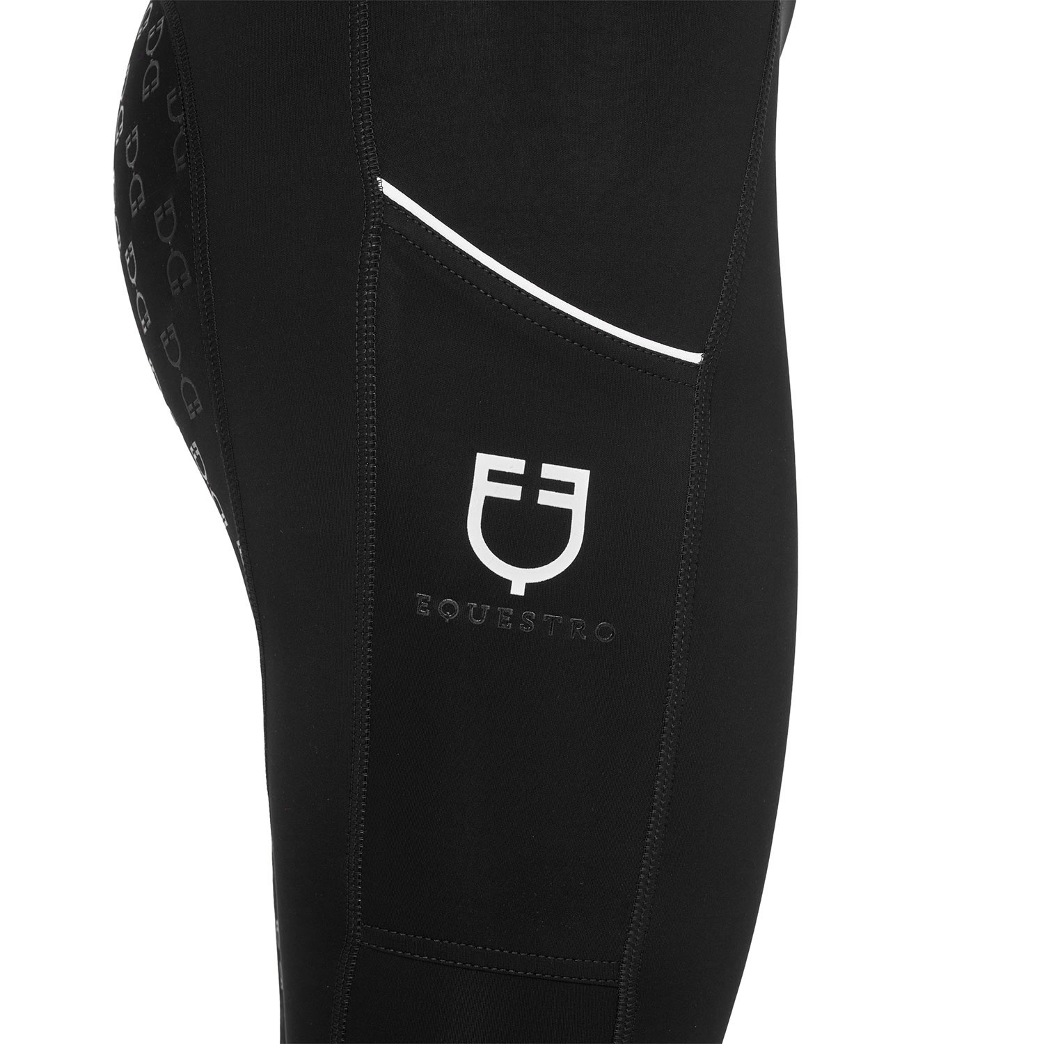 Damen-Leggings Slim Fit mit Vollbesatz