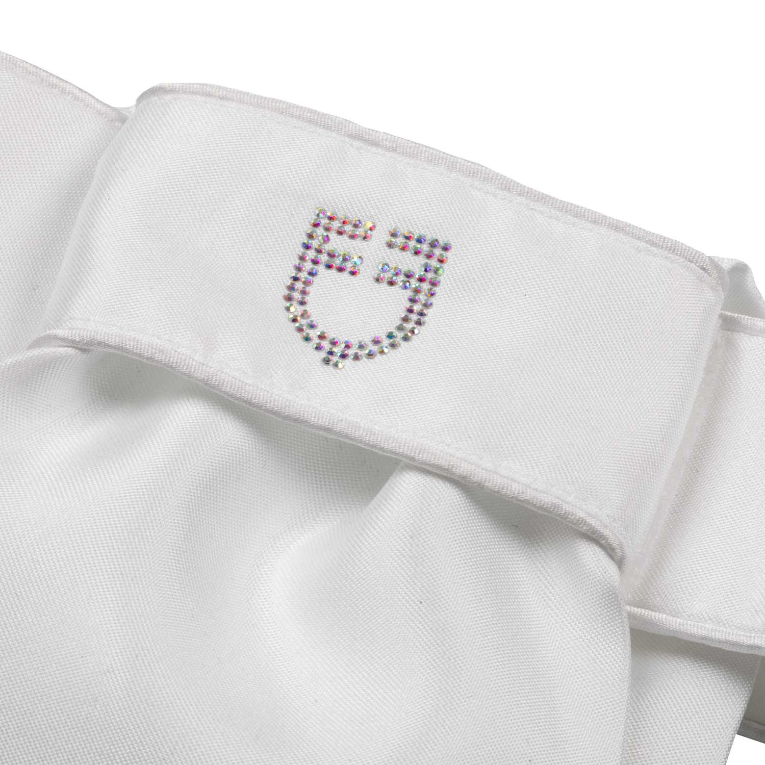 Dressur-Plastron mit Strasslogo