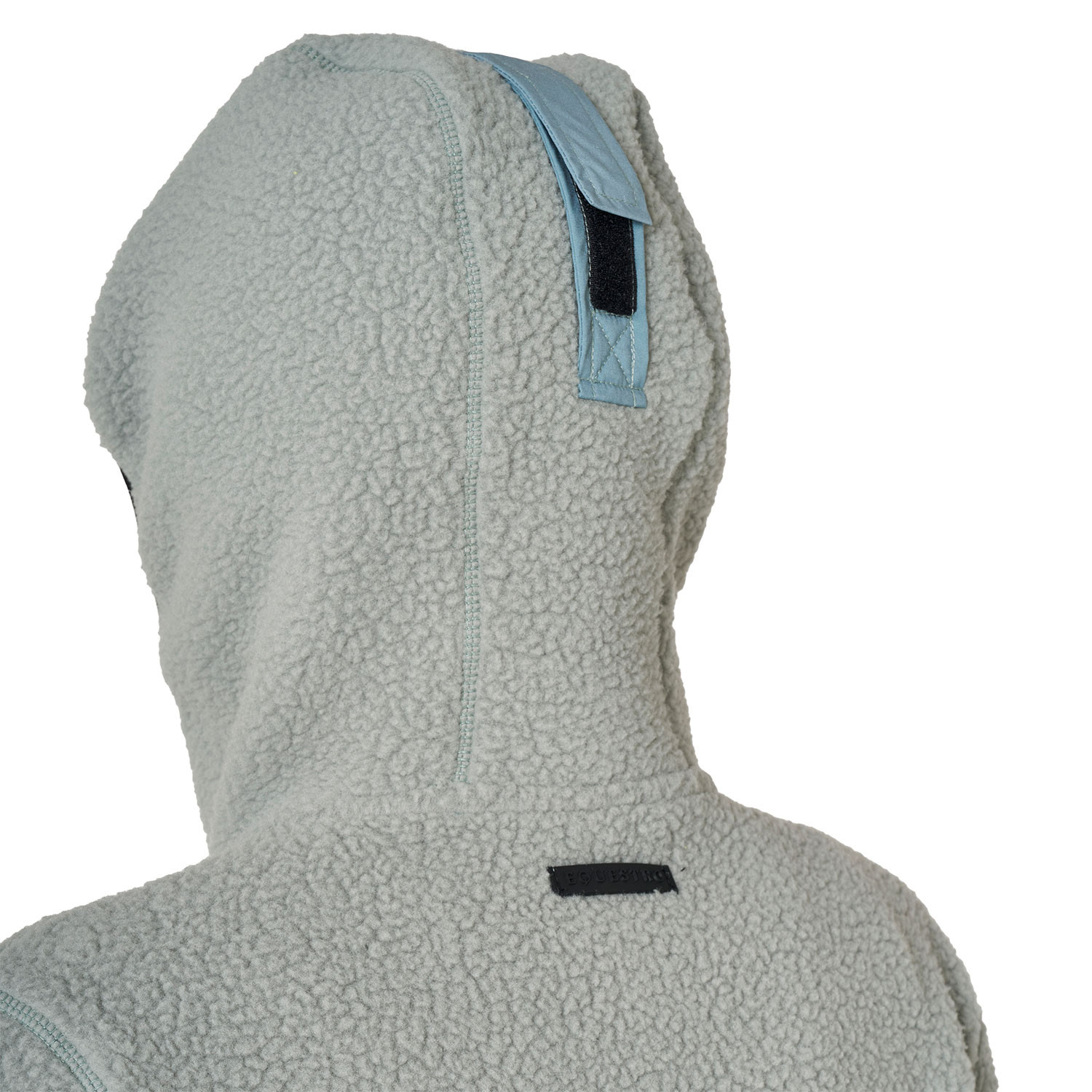 Damen-Teddyfleece-Kapuzenjacke mit Reißverschluss