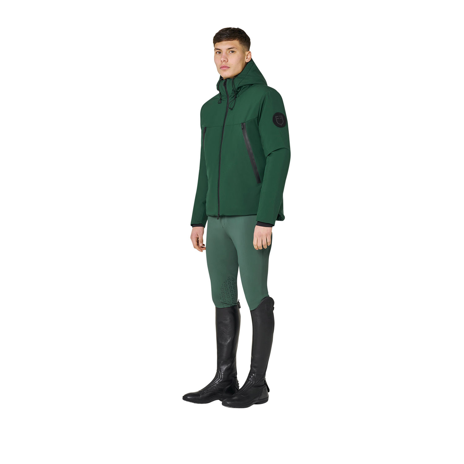Wasser- und winddichte Herrenjacke aus Nylon