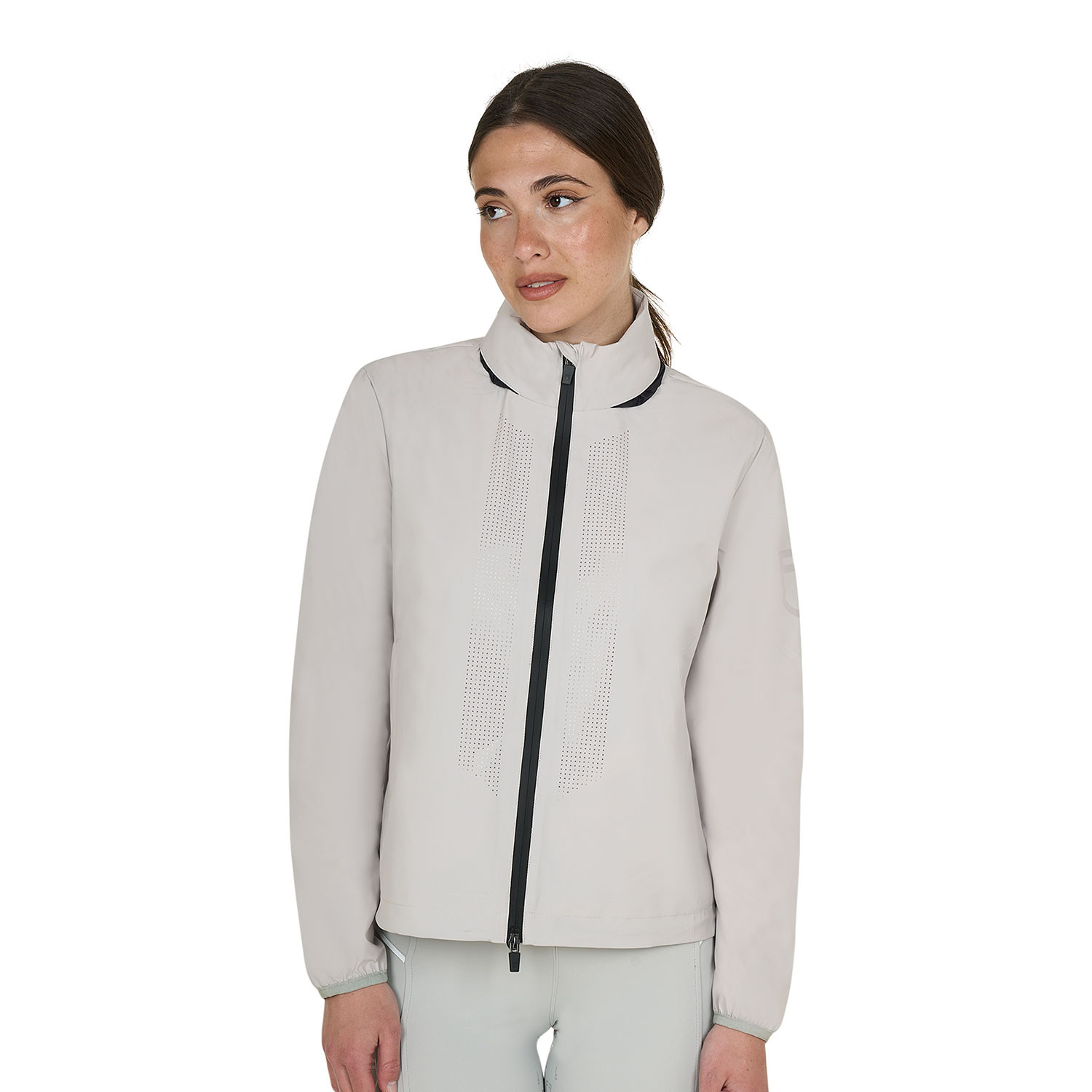 Softshelljacke für Damen mit Logo auf dem Rücken