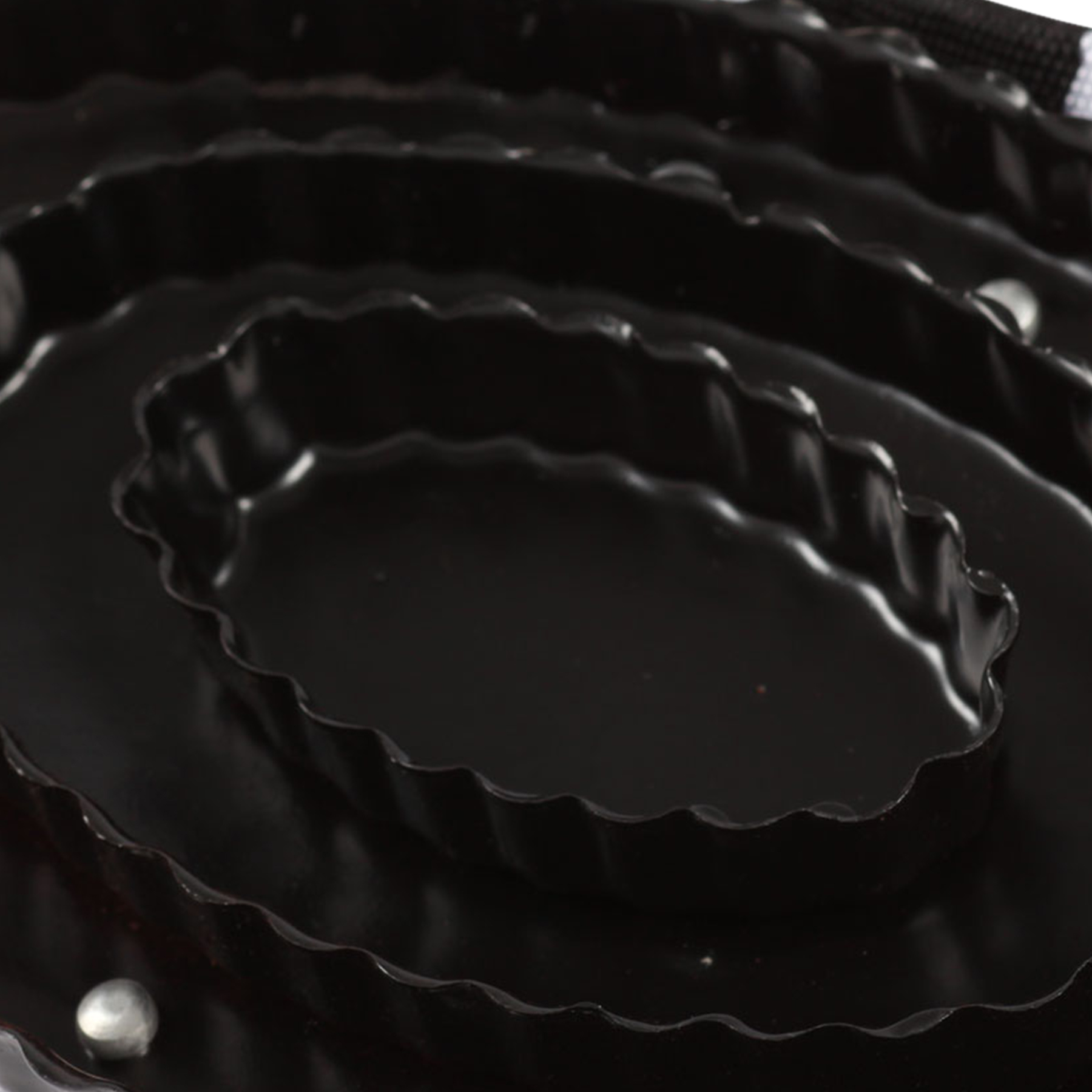 Metallstriegel, schwarz