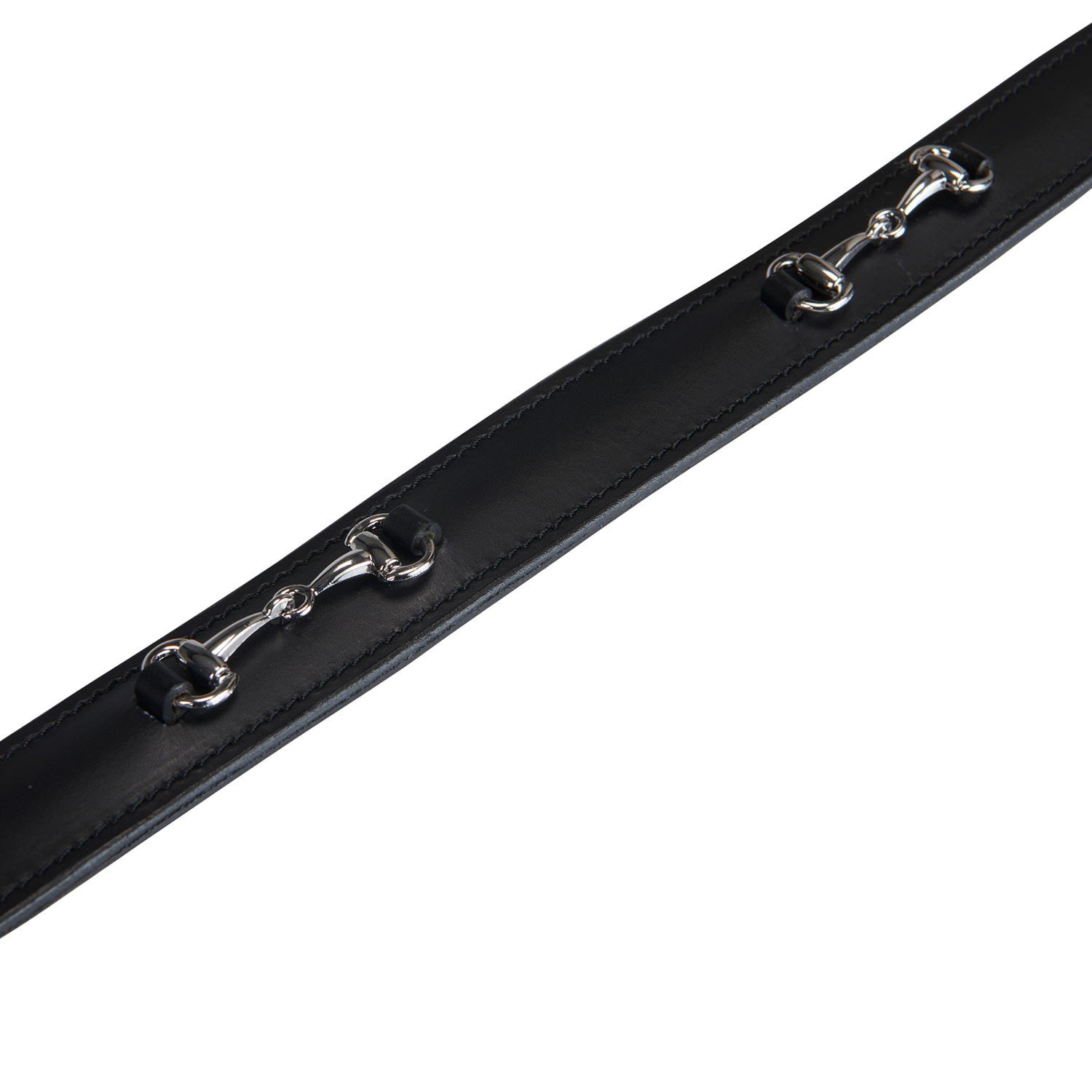 Ledergürtel mit Trensen-Motiv