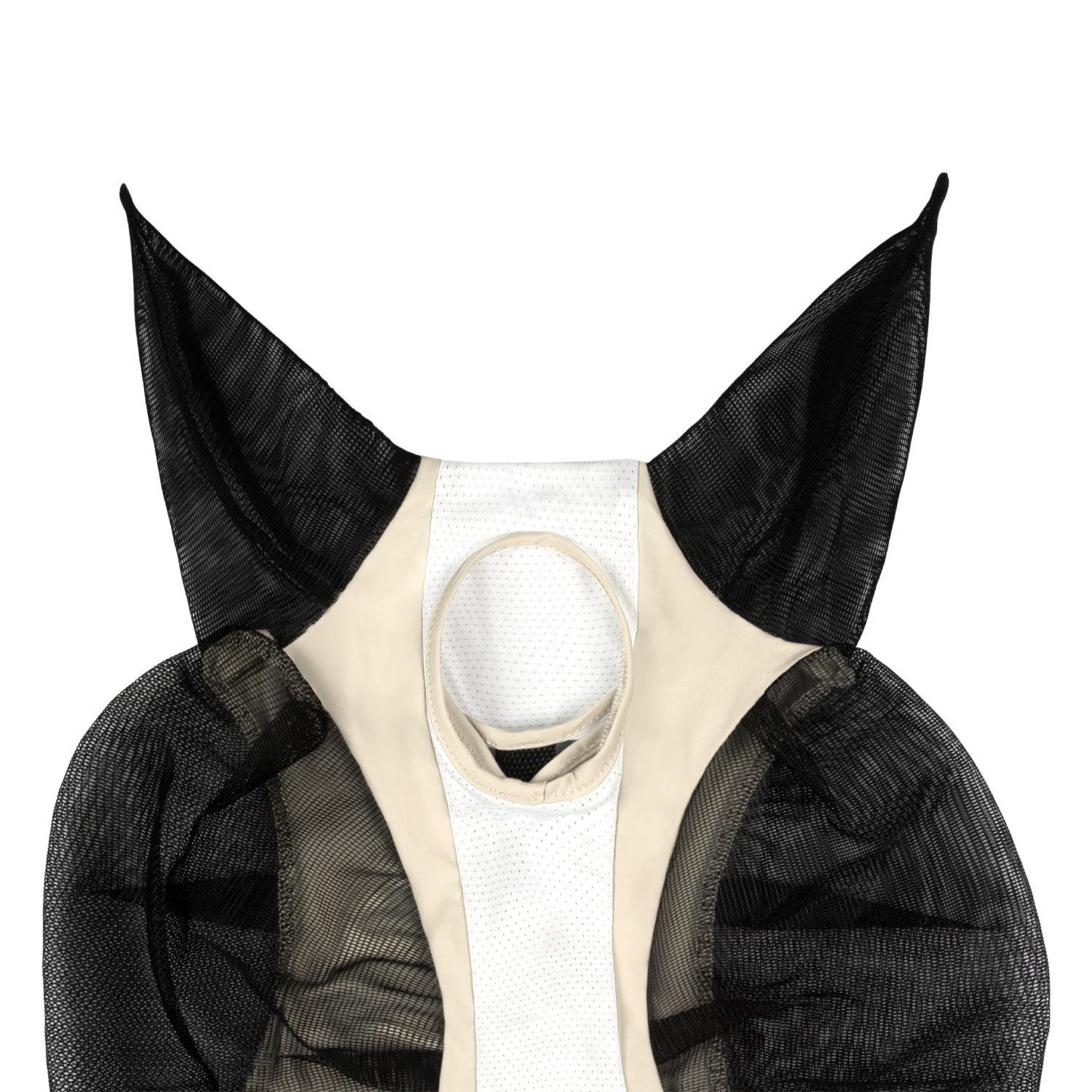 Zweifarbige Fliegenmaske aus Mesh