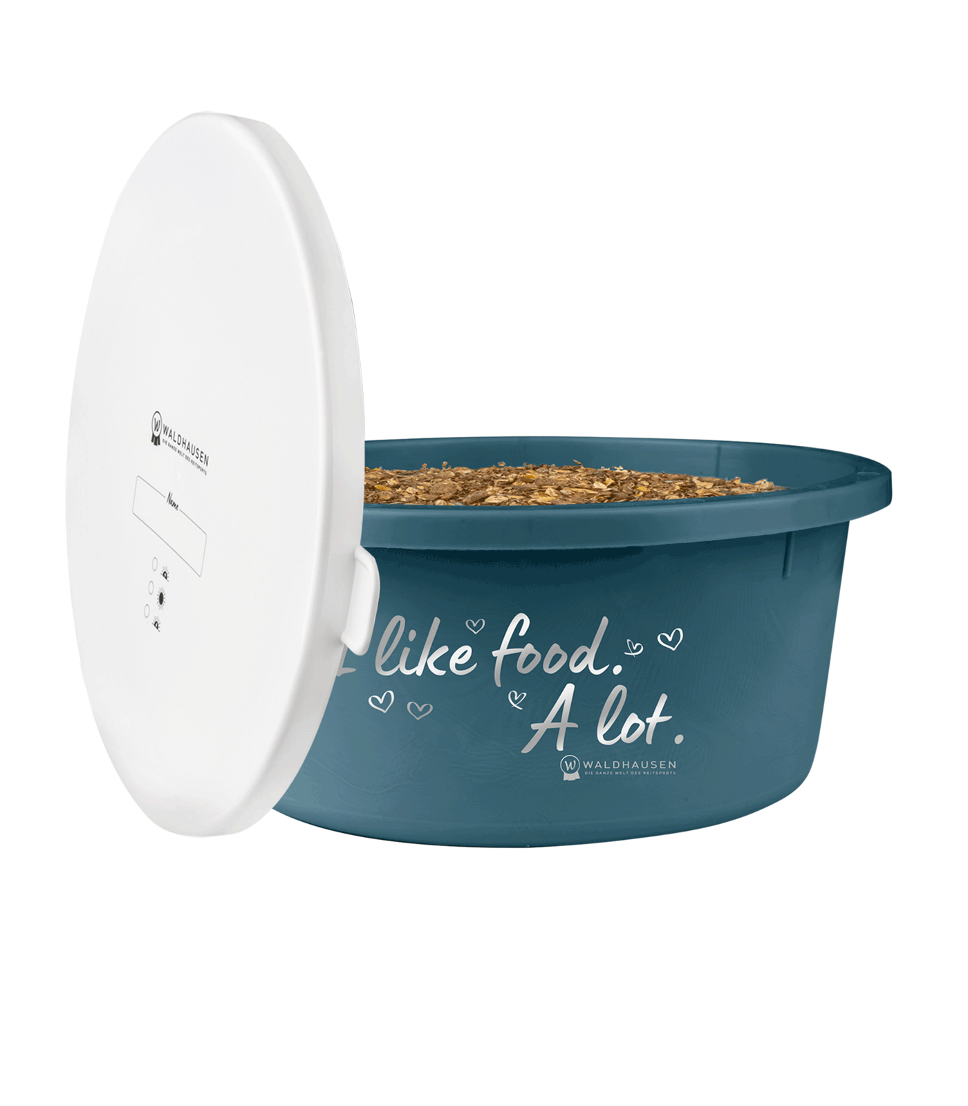 XL Futterschale I like food. A lot. mit Deckel