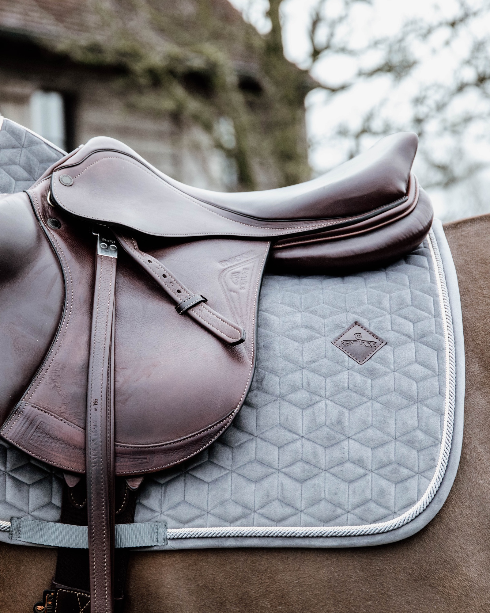 Jumping saddle pad Basic Velvet