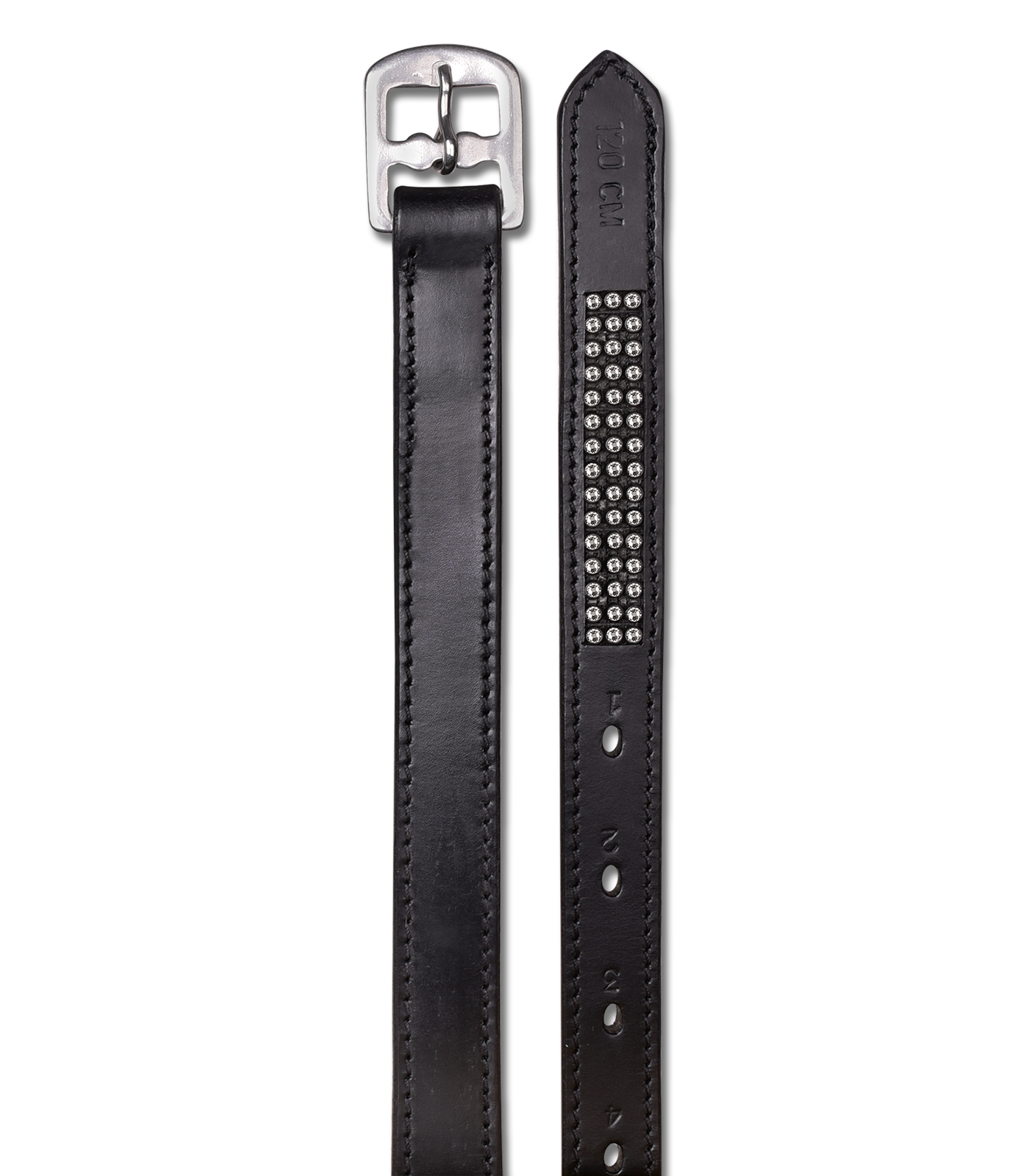Stirrup leathers with rhinestones