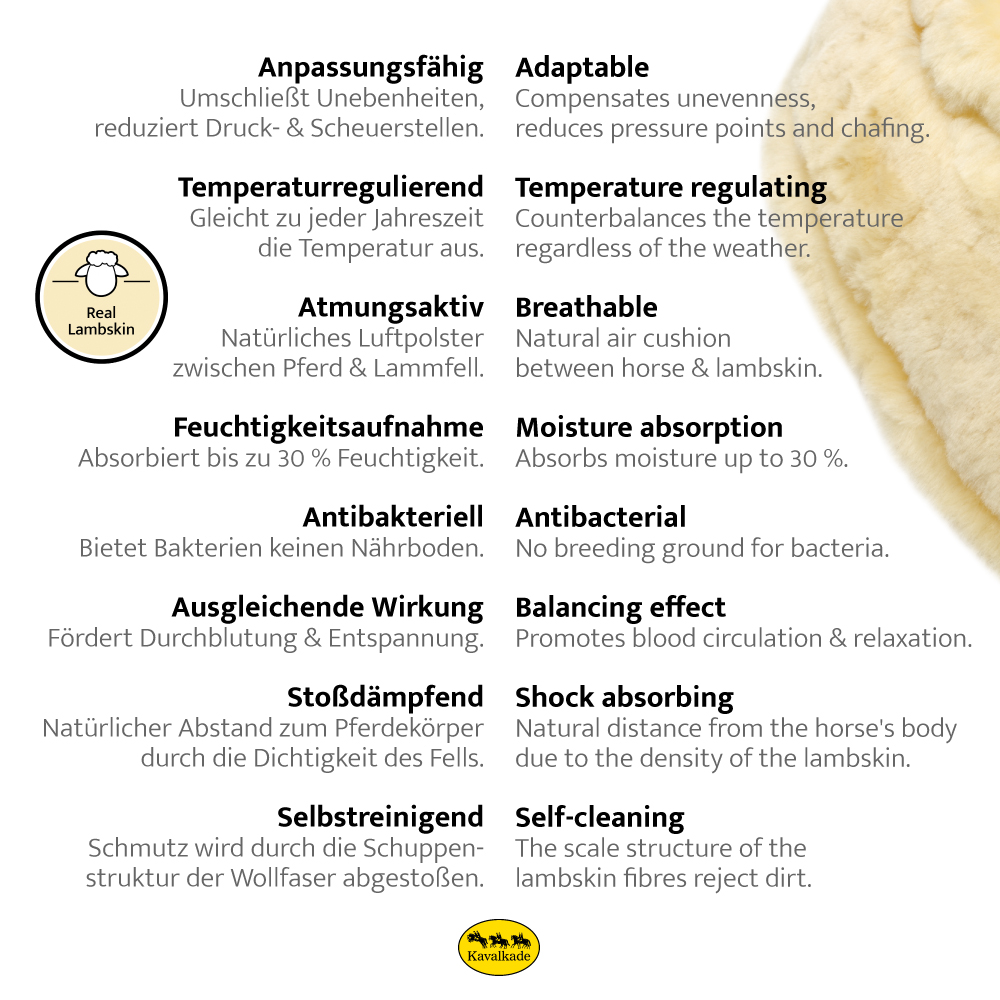 Lammfellpolster-Set "Caliano Cerra"