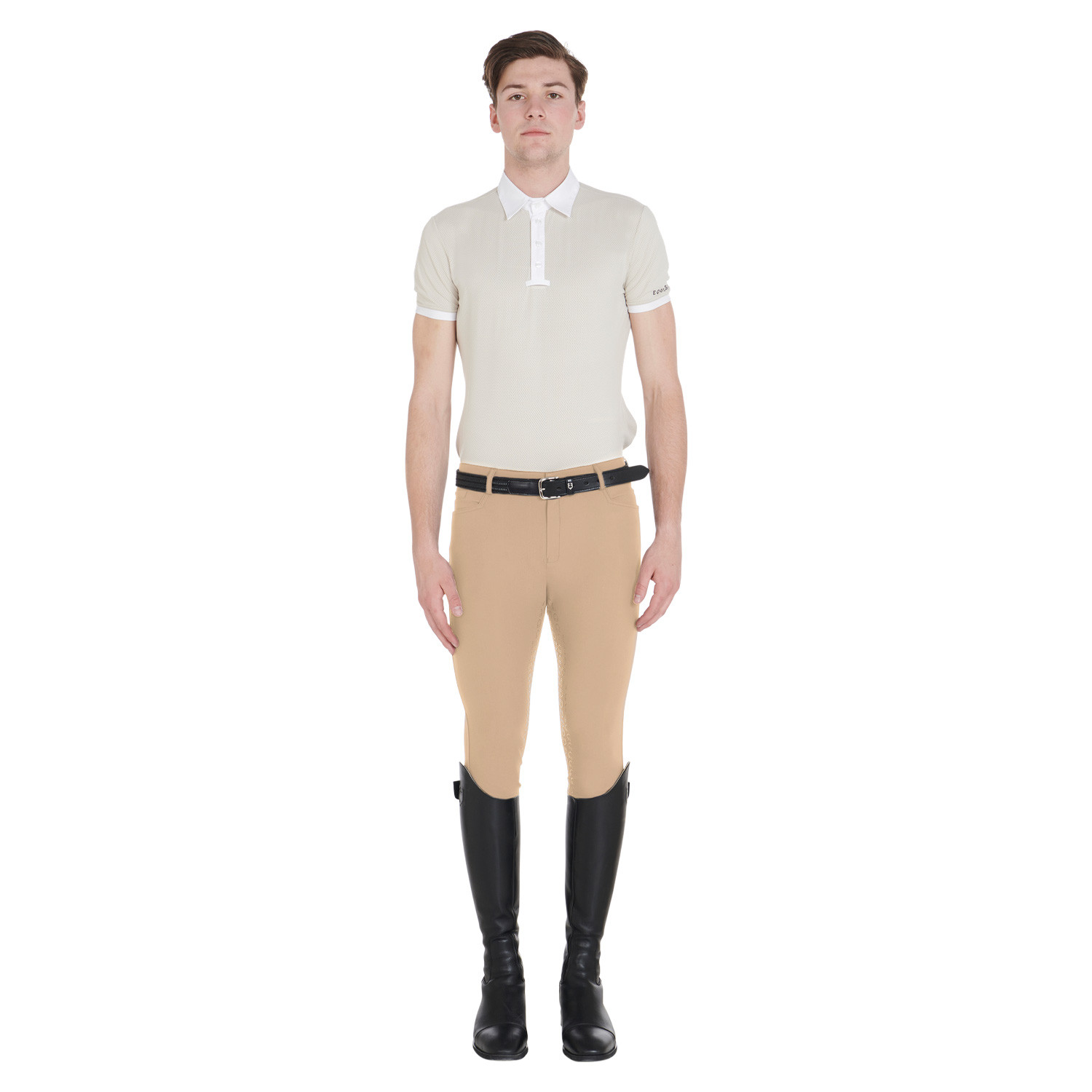Herren-Reithose Slim Fit mit Vollbesatz