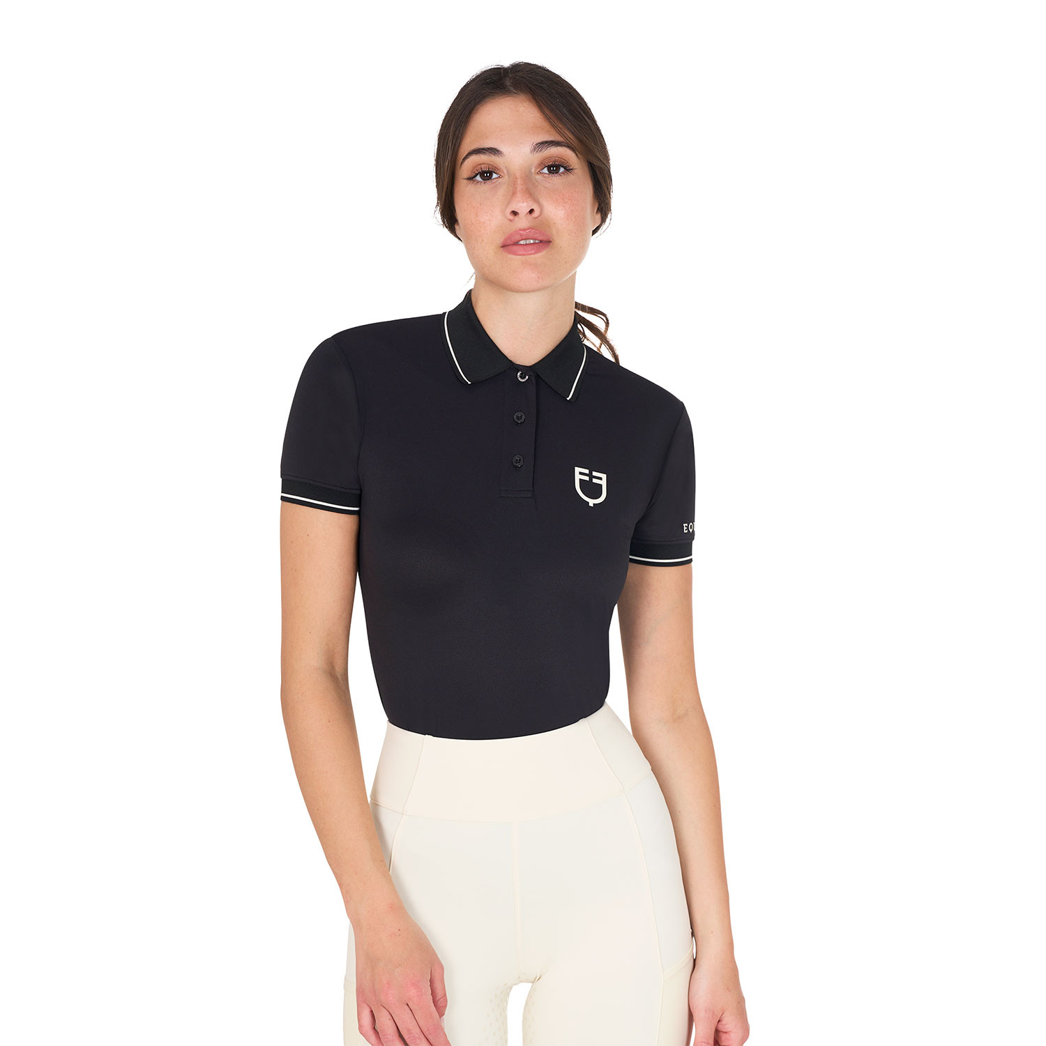 Polo-Shirt Slim Fit aus atmungsaktivem Material