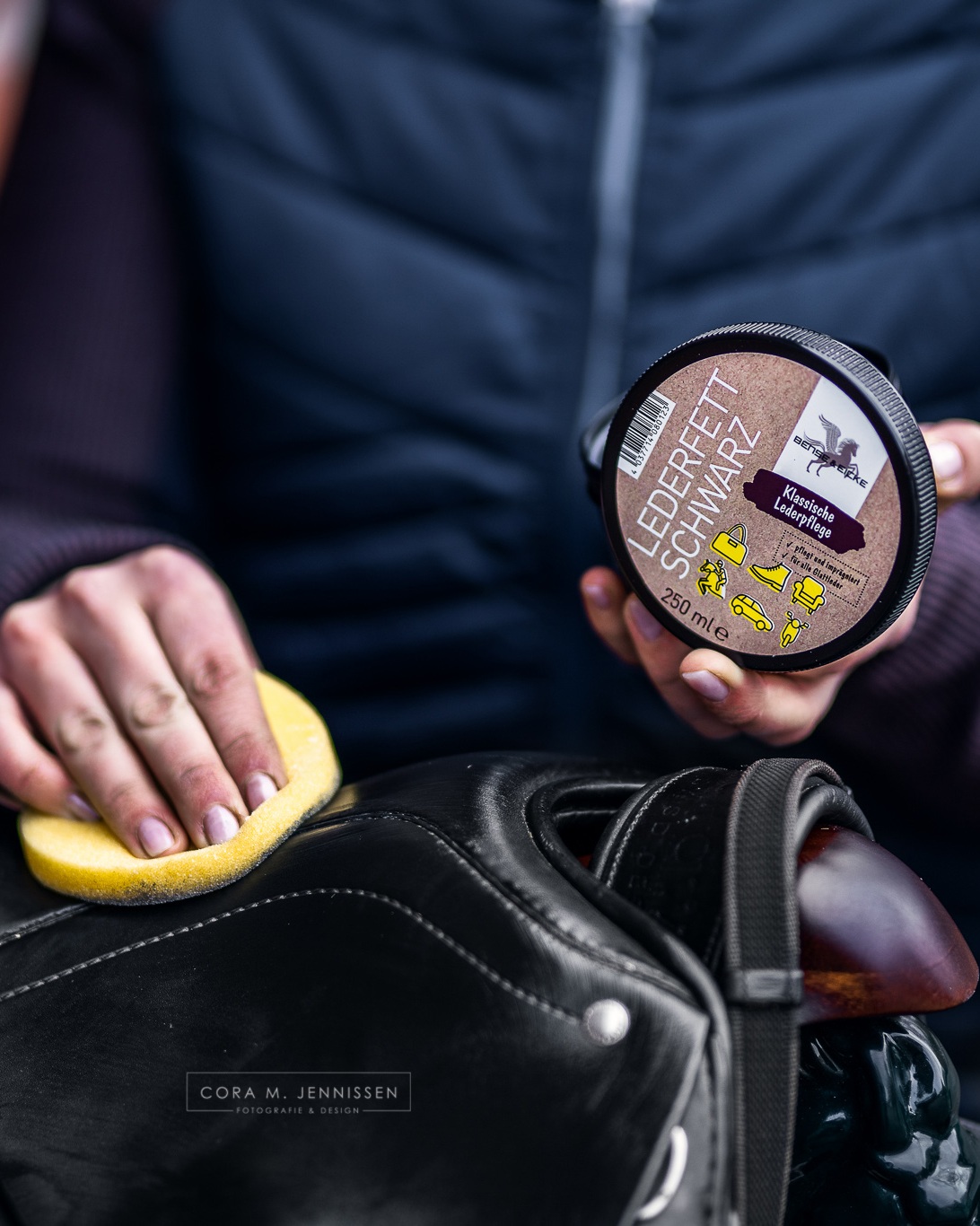 Lederfett schwarz, 250 ml