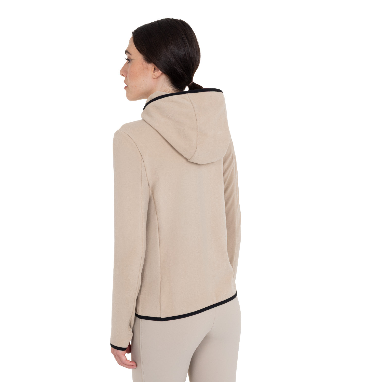 Damen-Fleece-Sweatshirt mit Reißverschluss