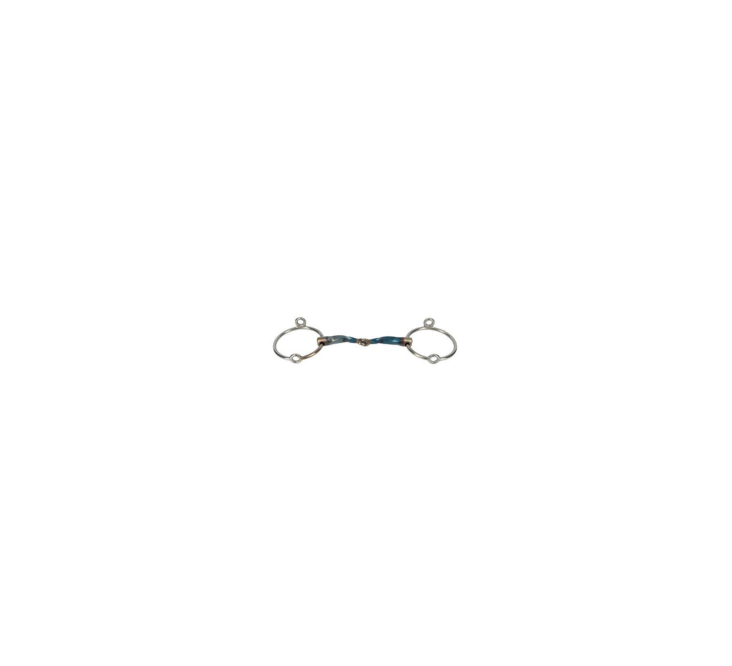Sweet Iron beweglicher Ring gag leicht gedreht gebrochen-16 in blau