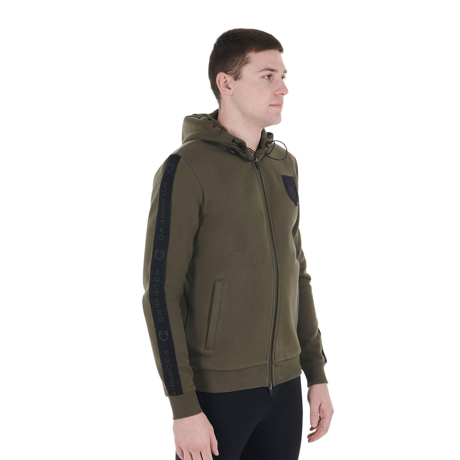 Kapuzen-Sweatshirt für Herren mit Fleece-Innenseite