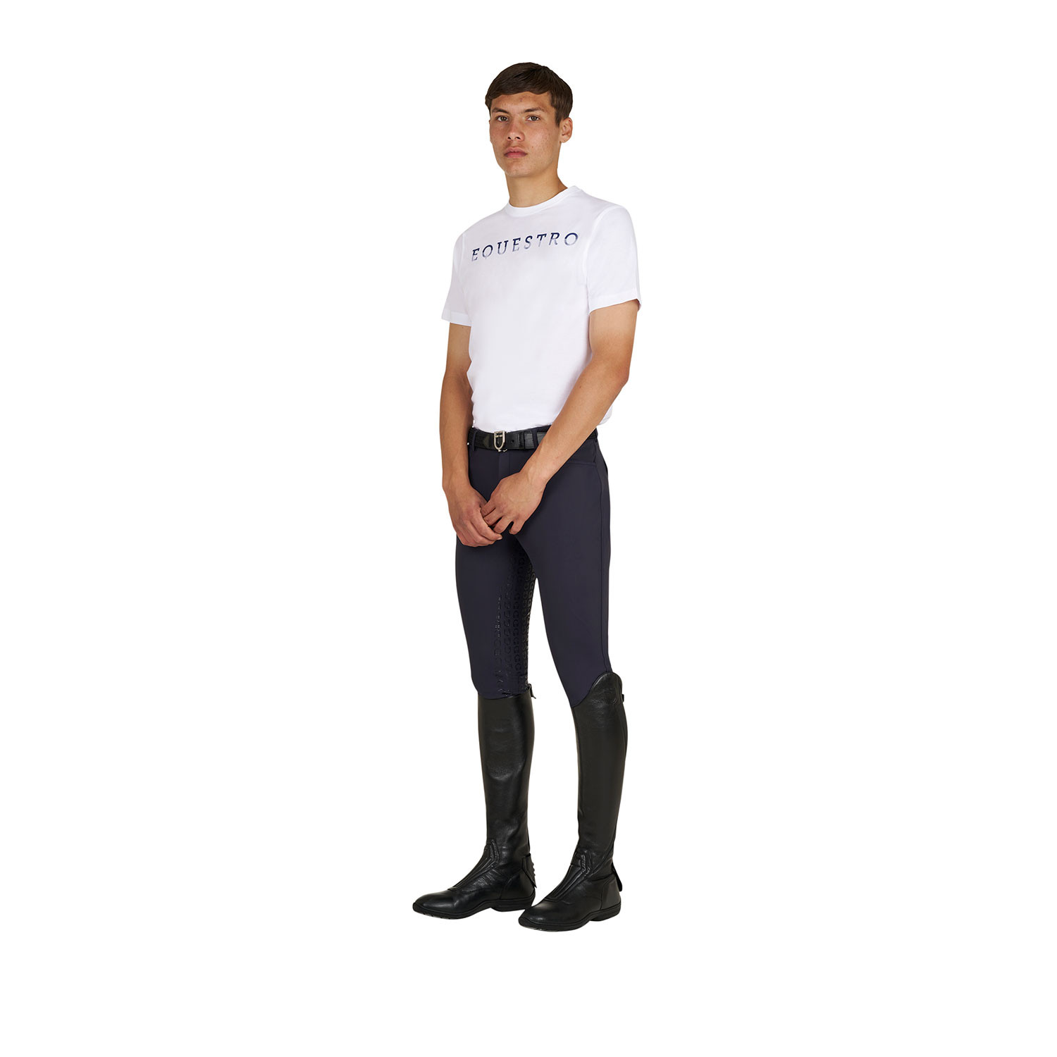 Basic T-Shirt für Herren mit Brustschriftzug