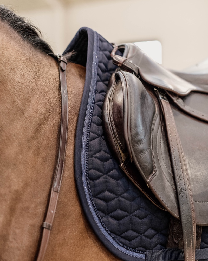 Jumping saddle pad Glitter Rope