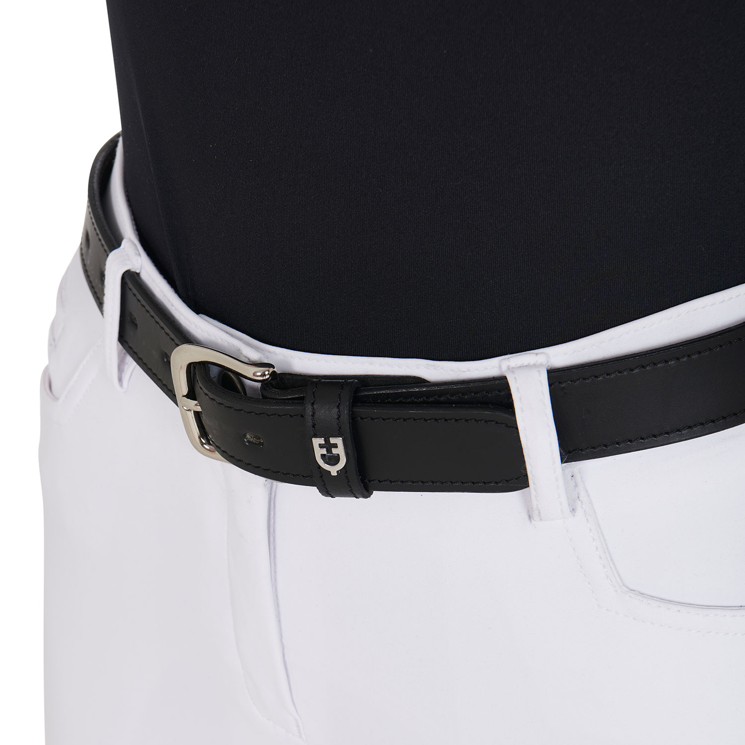 Ledergürtel mit Trensen-Motiv