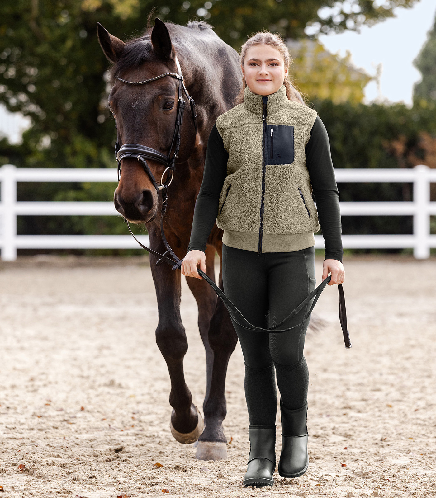 Weste Alma Kinder Teddy Fleece