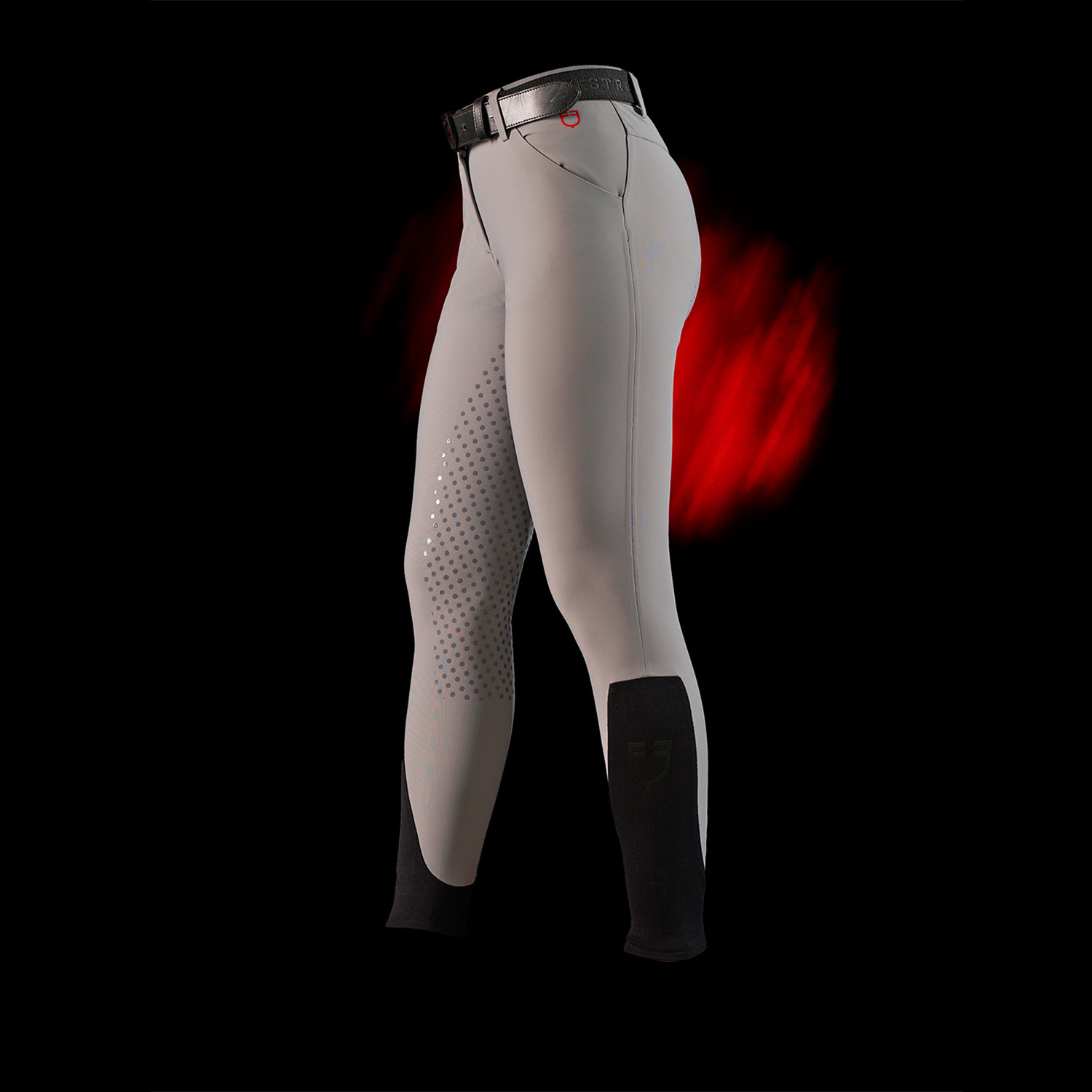 Schmale Damen-Reithose mit Vollbesatz