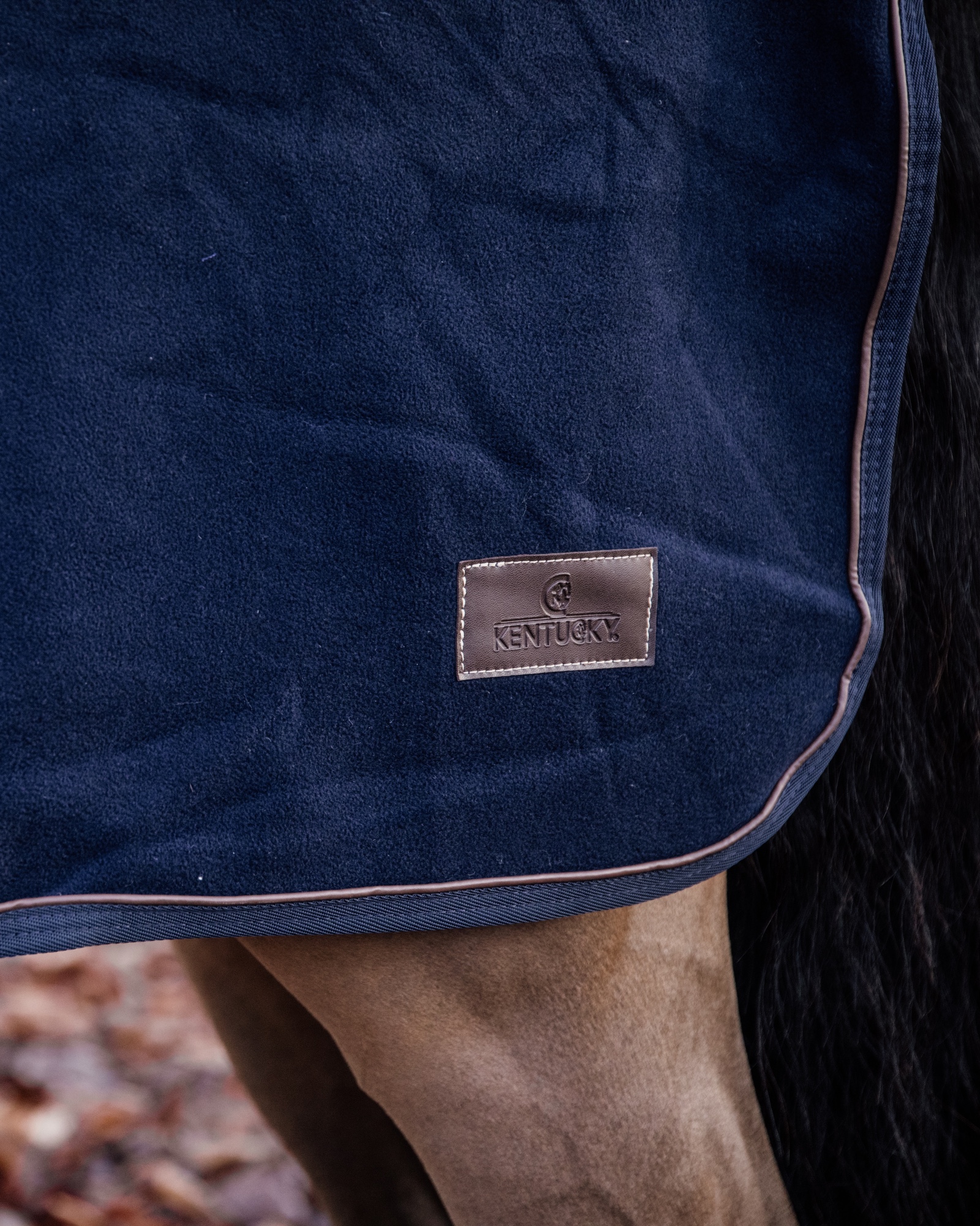 Riding rug square heavy fleece