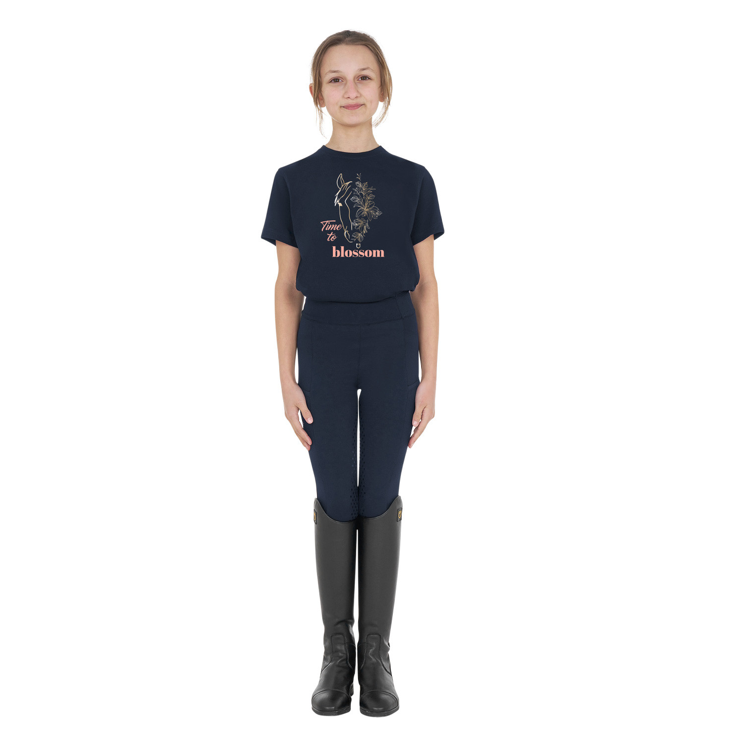 Baumwoll-T-Shirt Time to Blossom für Mädchen