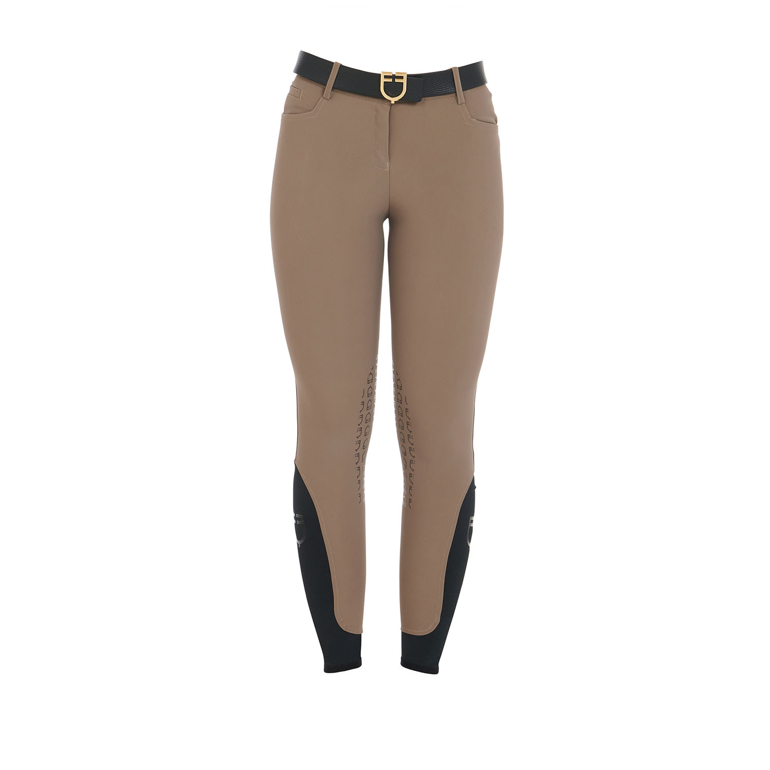 Schmale Damen-Grip-Reithose mit Logo