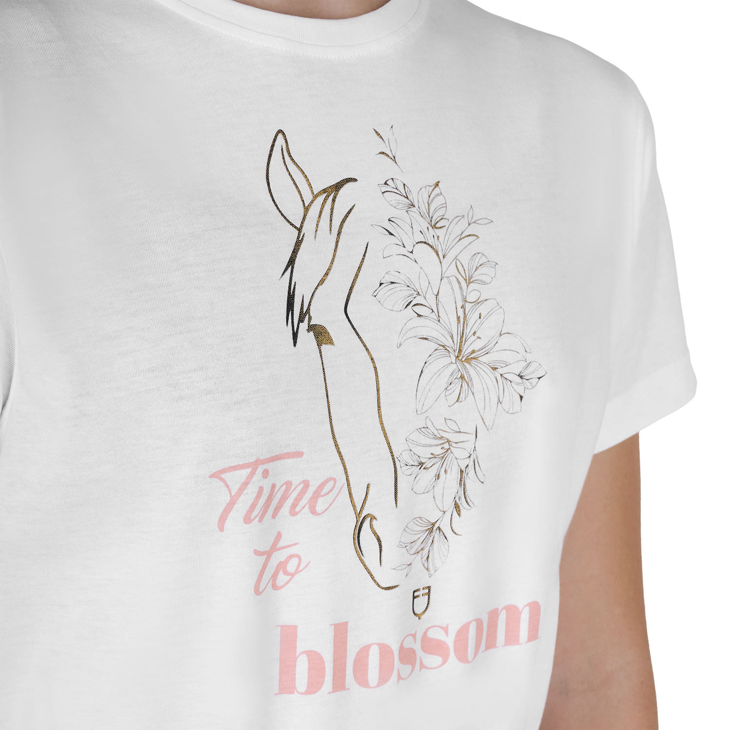 Baumwoll-T-Shirt Time to Blossom für Mädchen