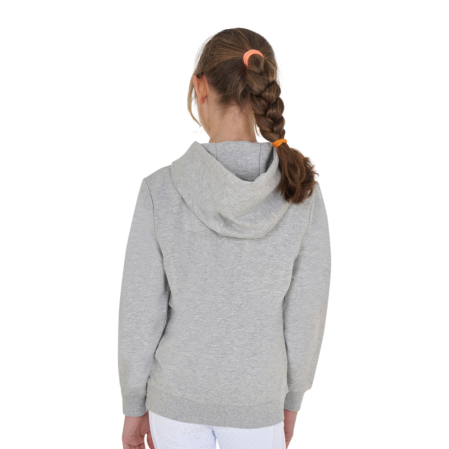 Kinder-Hoodie mit Reißverschluss und Schwamm-Schriftzug