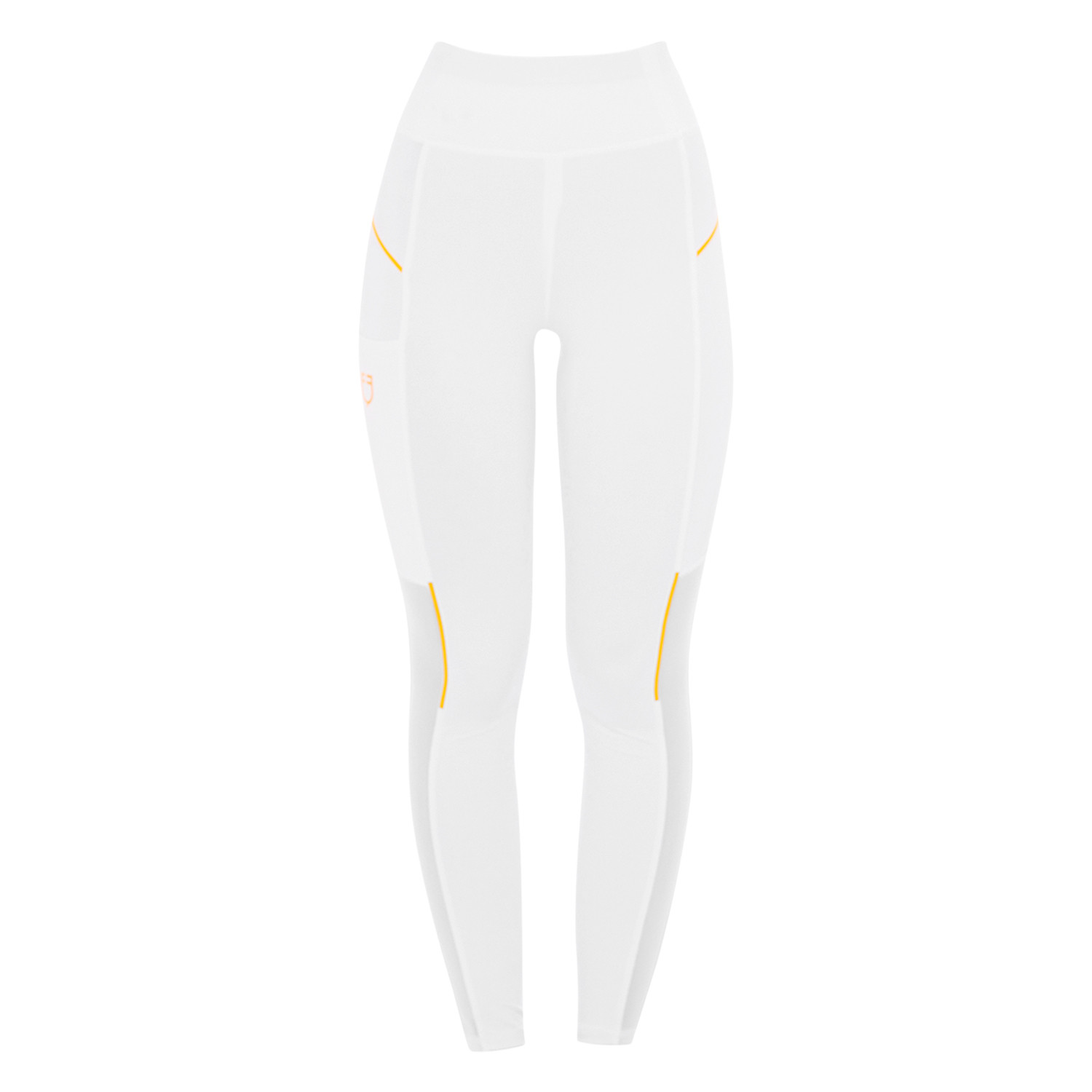 Schmale Damen-Leggings mit Micro-Mesh-Einsätzen