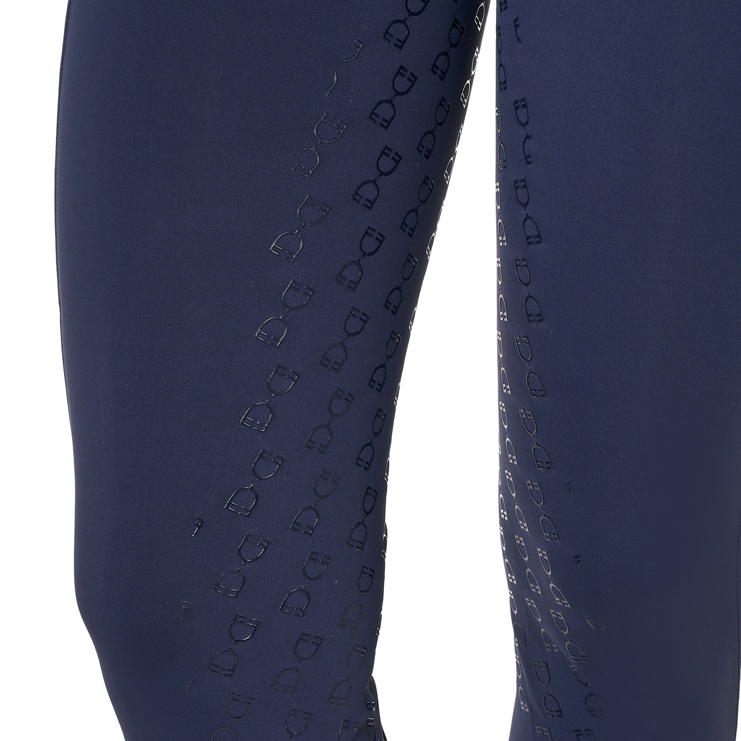 Damen-Leggings mit hohem Bund und Gürtelschlaufen