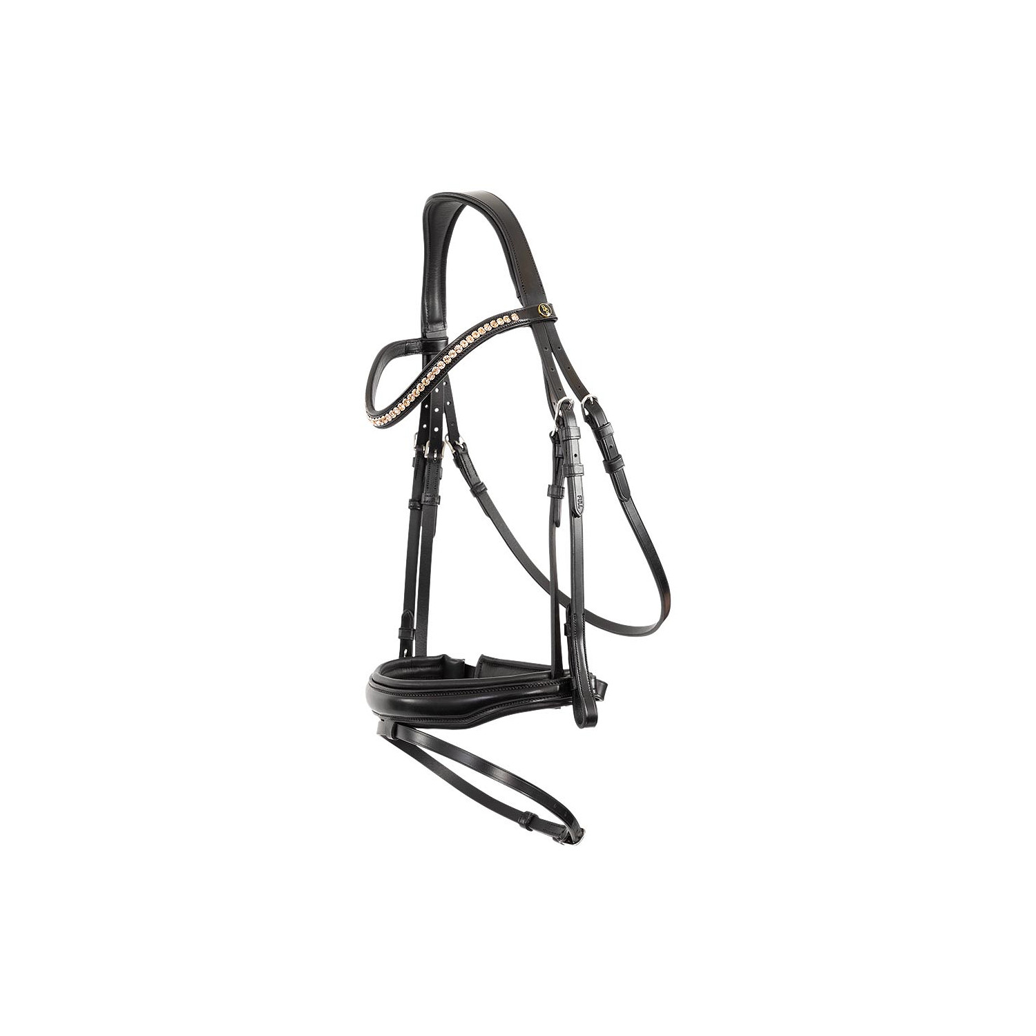 Snaffle hoofdstel Oldham anatomisch